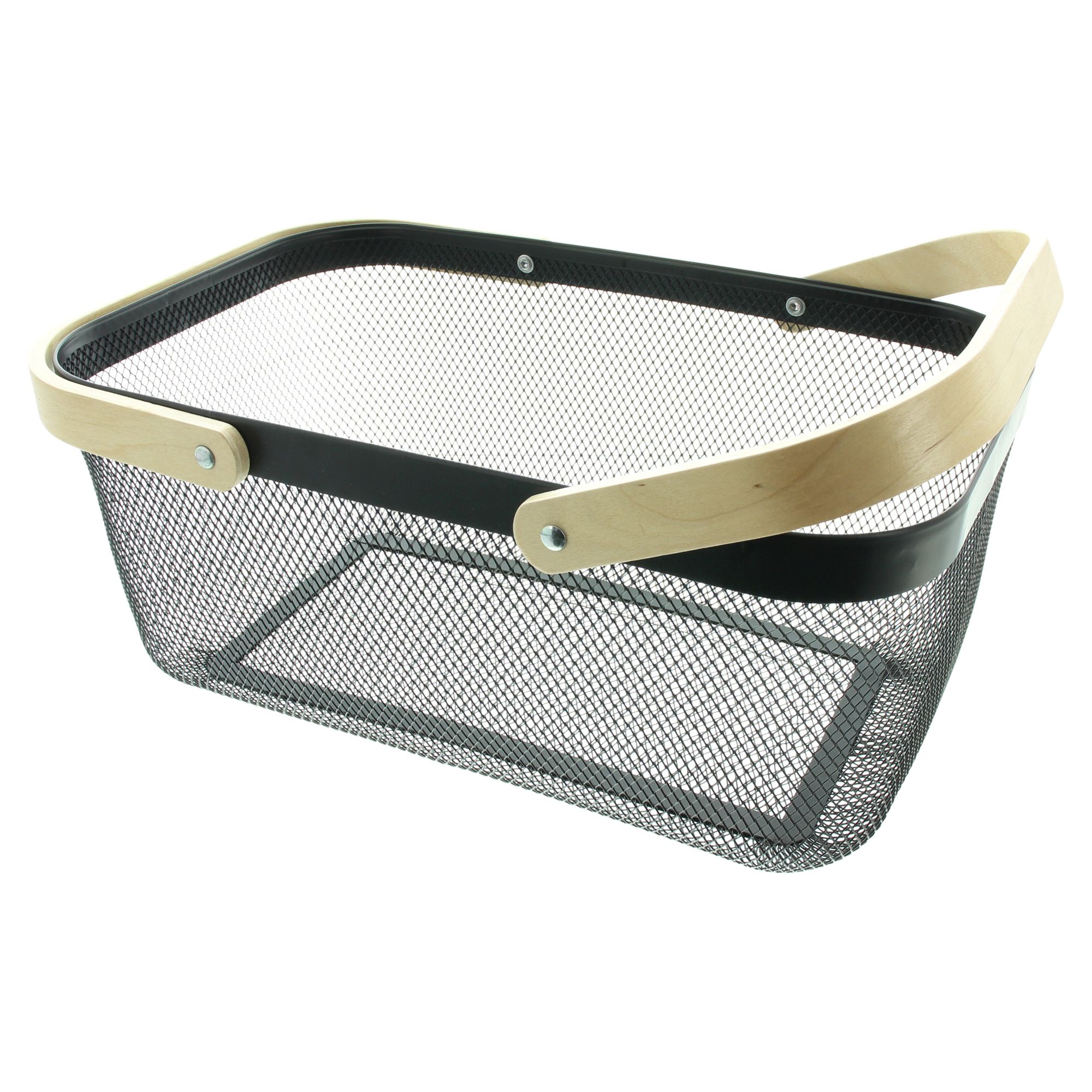 Metallkorb "Bambushenkel"  im Frank Flechtwaren Online Shop für Wohnzimmer kaufen