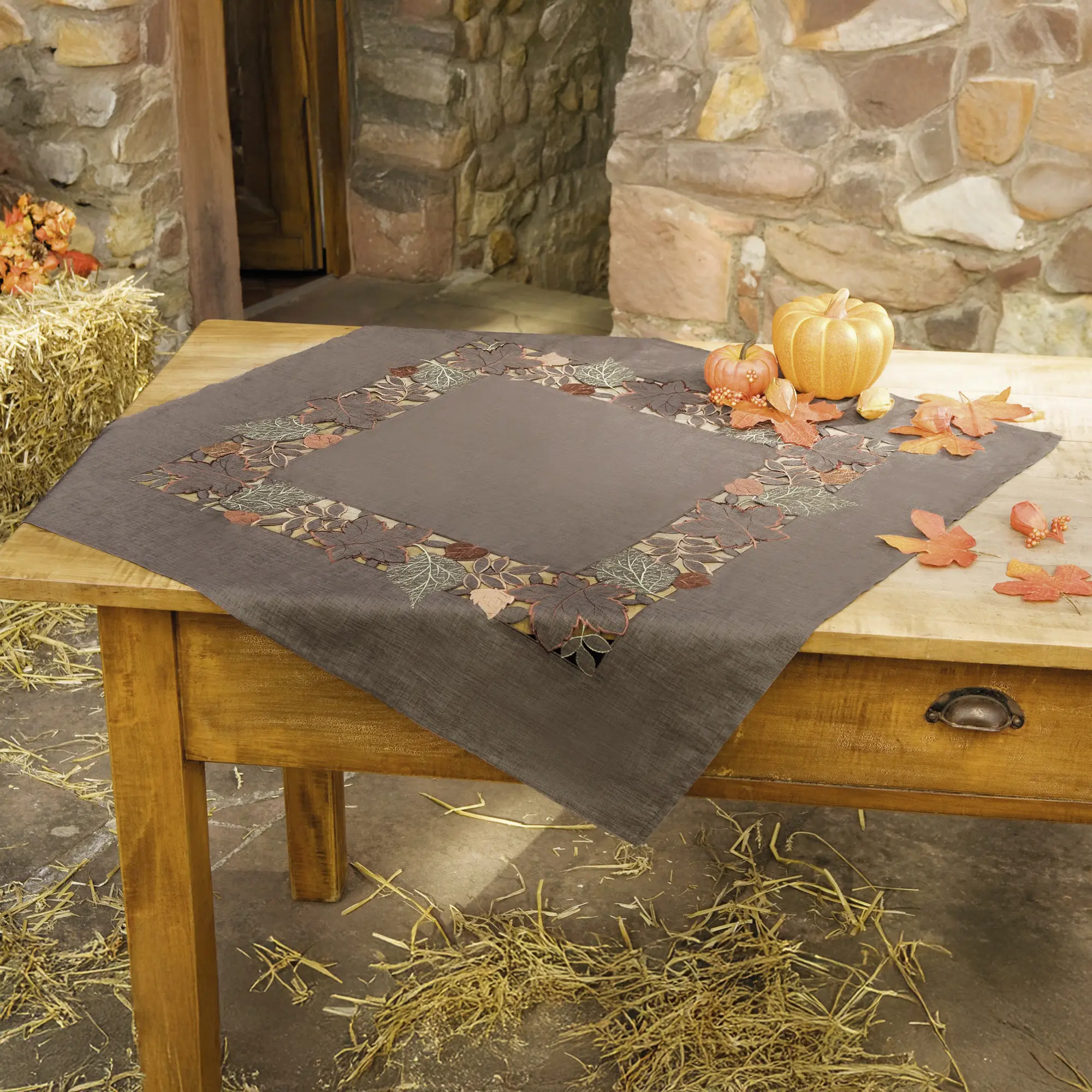 Tischdecke "Herbstlaub", braun im Frank Flechtwaren Online Shop für Herbst kaufen Tischdecke "Herbstlaub", braun im Frank Flechtwaren Online Shop für Herbst kaufen
