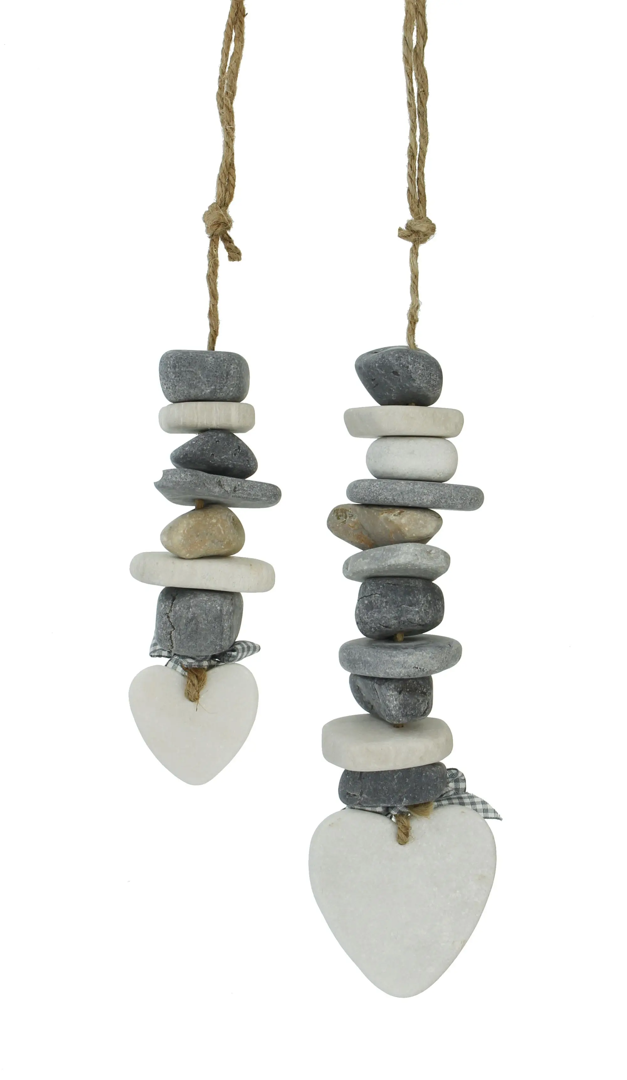 Hänger "Steinherz", 2er Set im Frank Flechtwaren Online Shop für Ostern kaufen Hänger "Steinherz", 2er Set im Frank Flechtwaren Online Shop für Ostern kaufen