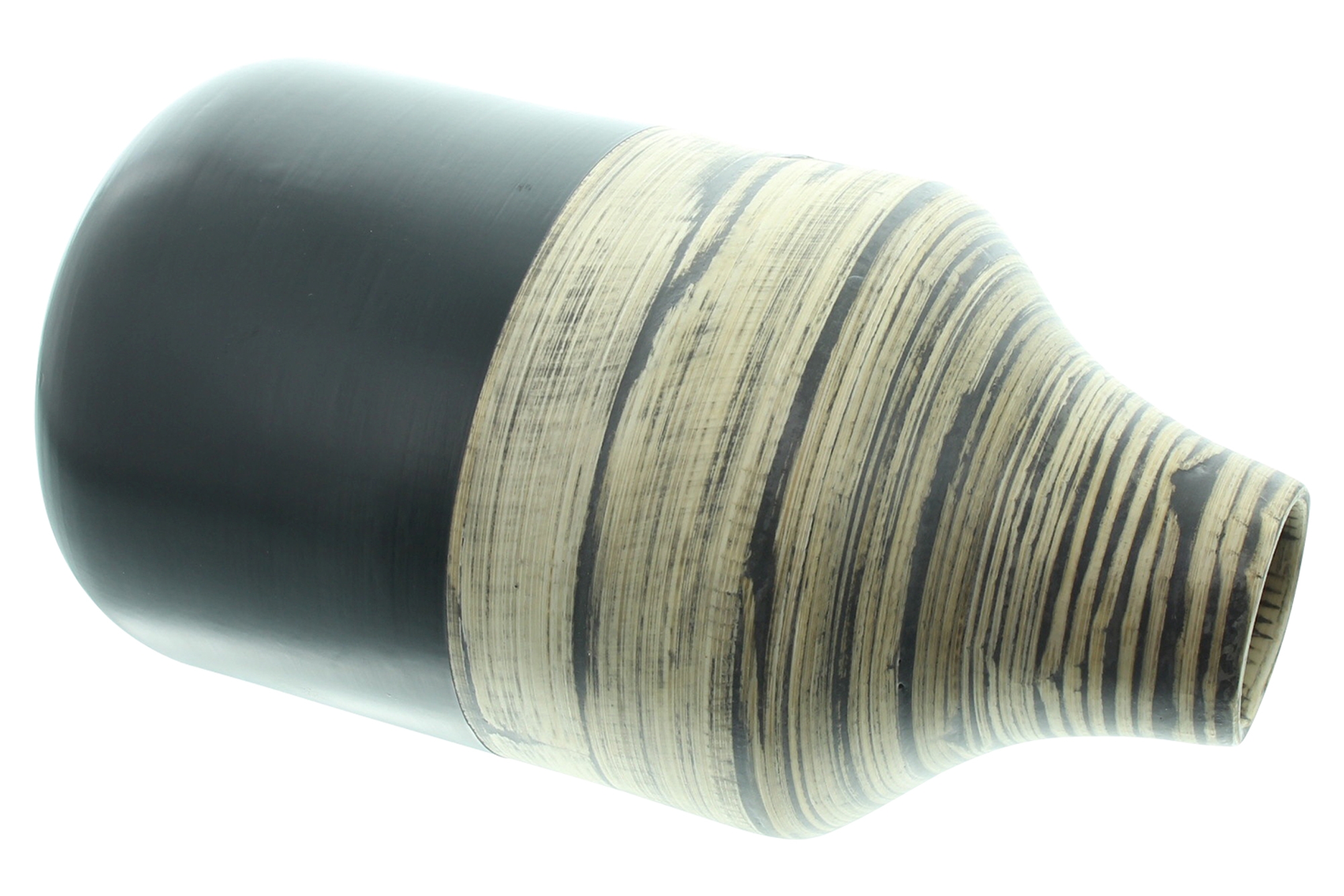 Dekovase "Black Bamboo"  im Frank Flechtwaren Online Shop für Gerade eingetroffen kaufen