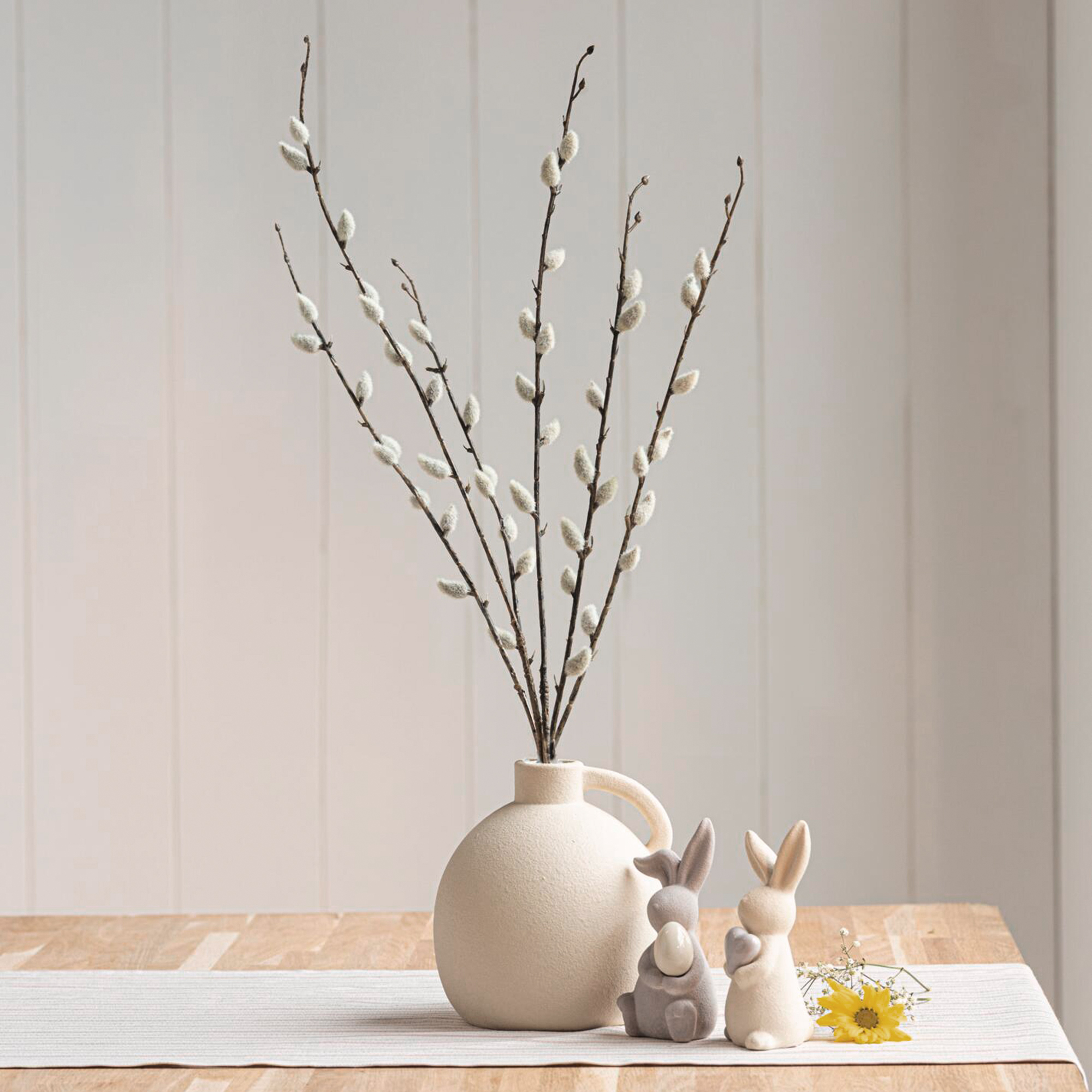 Dekozweig "Weidenkätzchen", 2er Set  im Frank Flechtwaren Online Shop kaufen