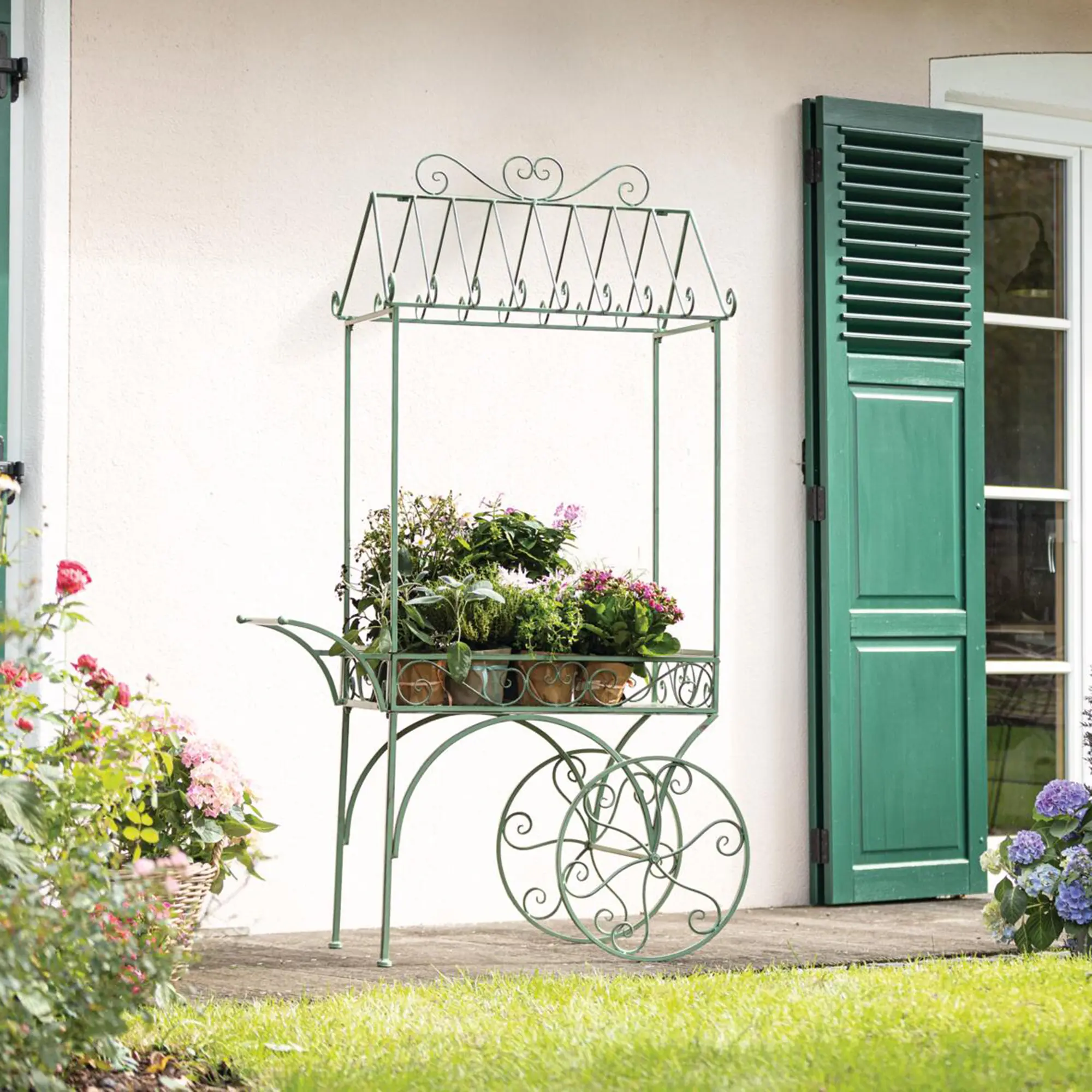 Deko-Servierwagen "Vintage"  im Frank Flechtwaren Online Shop kaufen