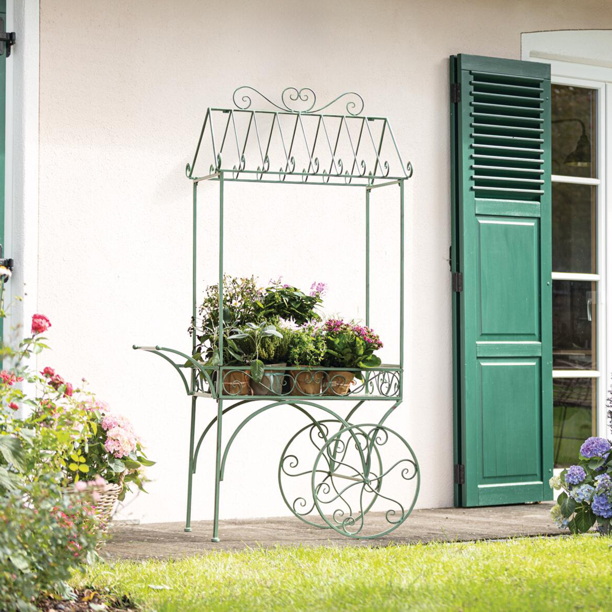 Deko-Servierwagen "Vintage"  im Frank Flechtwaren Online Shop kaufen