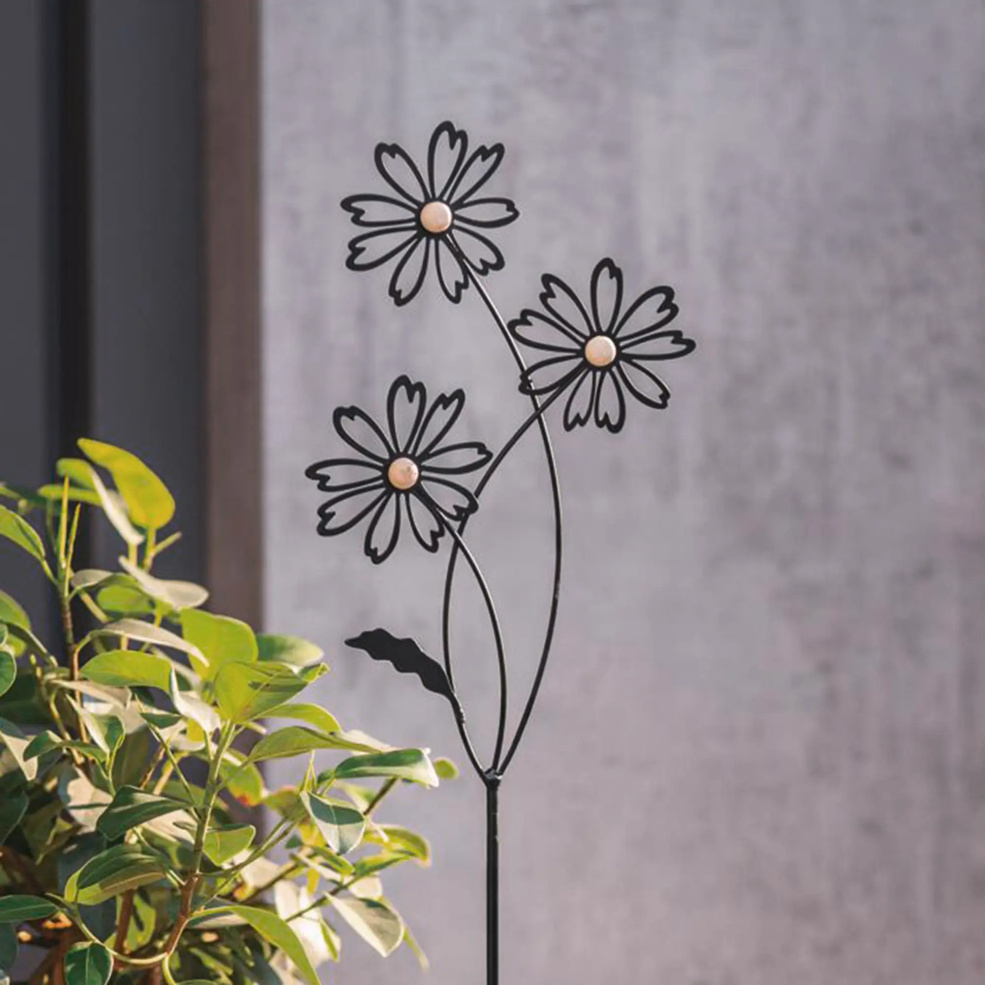 Gartenstecker "Blumen"  im Frank Flechtwaren Online Shop kaufen
