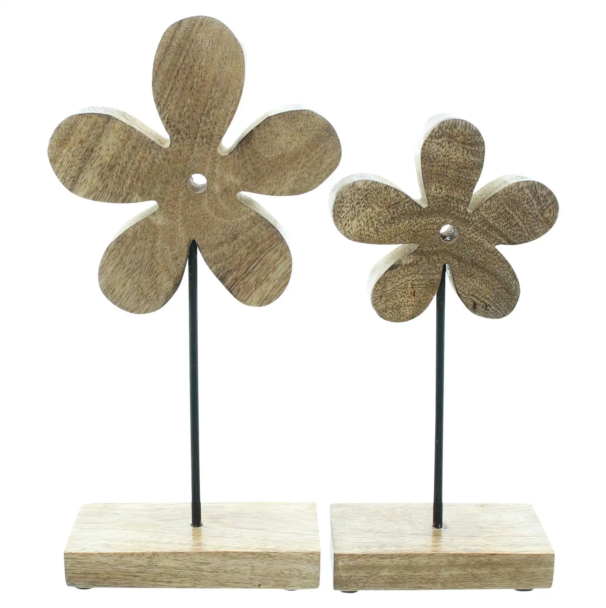 Holzdeko "Blume", 2er Set im Frank Flechtwaren Online Shop für Ostern kaufen Holzdeko "Blume", 2er Set im Frank Flechtwaren Online Shop für Ostern kaufen