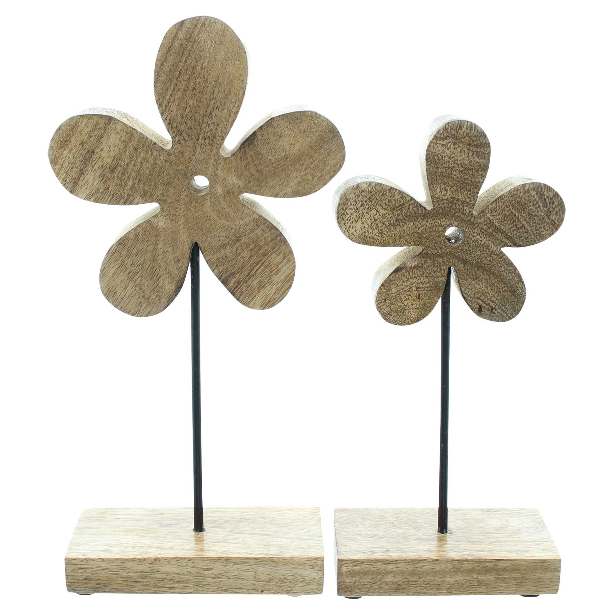 Holzdeko "Blume", 2er Set im Frank Flechtwaren Online Shop für Ostern kaufen Holzdeko "Blume", 2er Set im Frank Flechtwaren Online Shop für Ostern kaufen