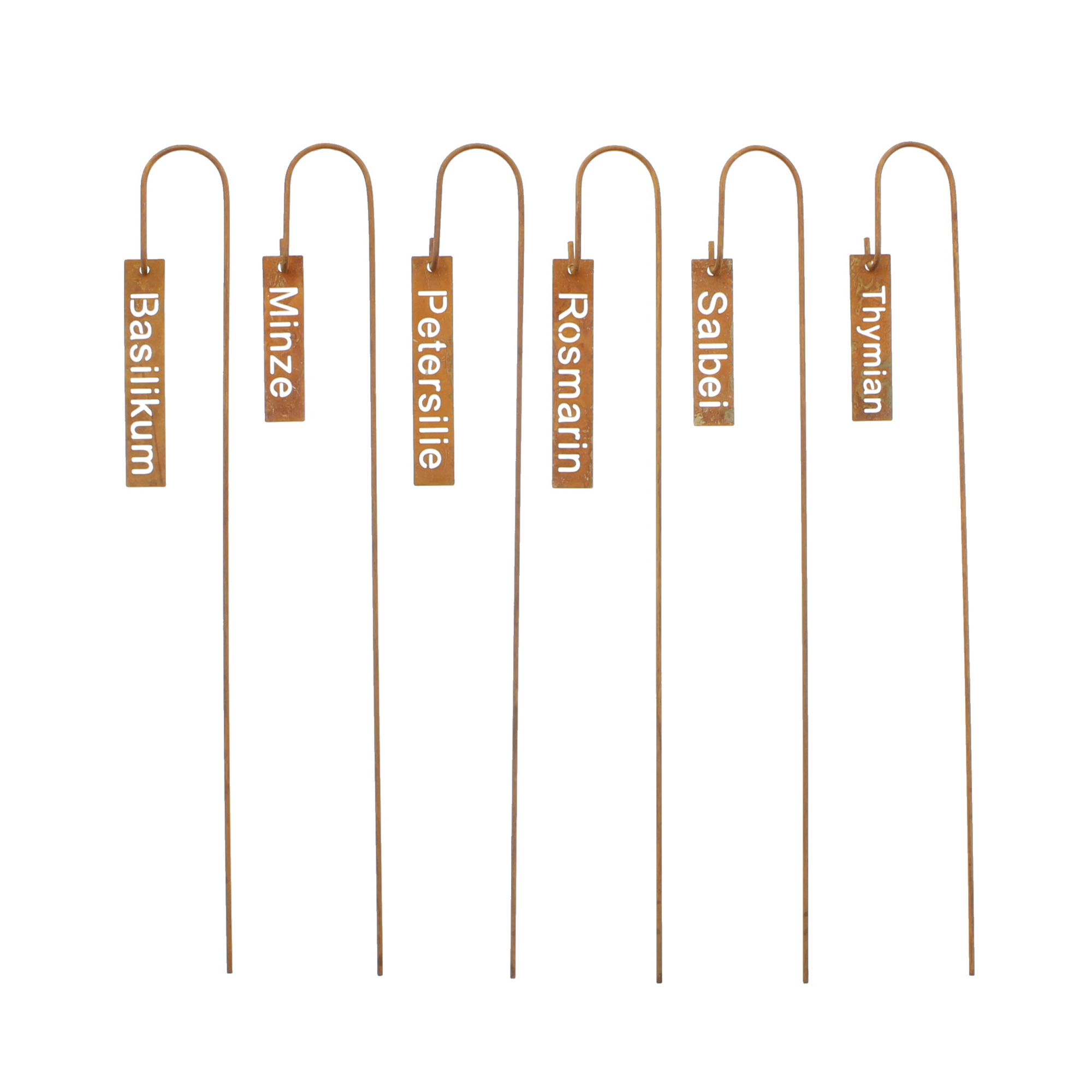 Pflanzenstecker "Kräuter", 6er Set im Frank Flechtwaren Online Shop für Gartenstecker kaufen Pflanzenstecker "Kräuter", 6er Set im Frank Flechtwaren Online Shop für Gartenstecker kaufen