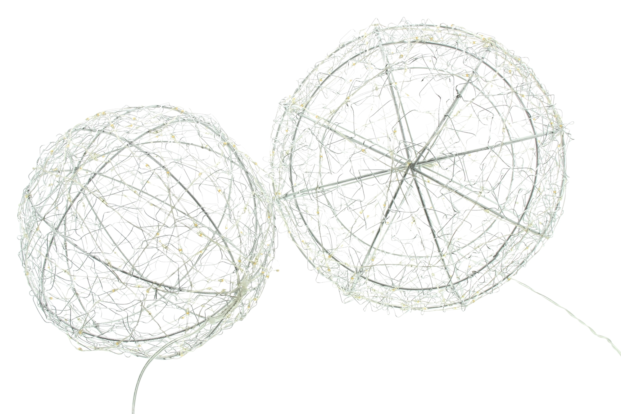 LED-Kugel "Glow", 2er Set  im Frank Flechtwaren Online Shop für Gartenbeleuchtung kaufen