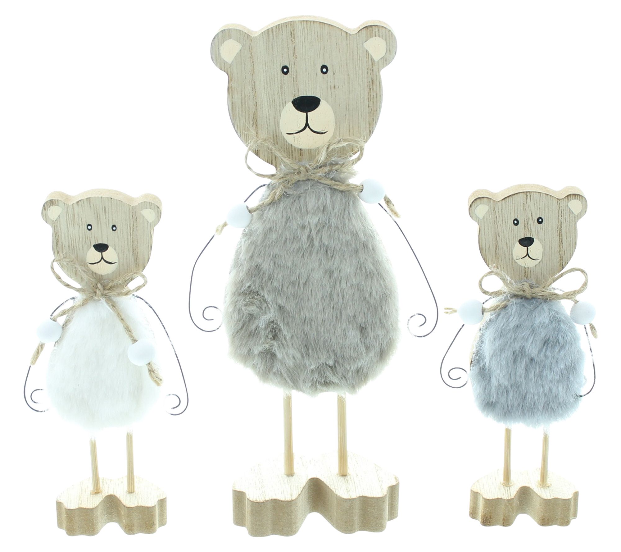 Figur "Bären", 3er Set im Frank Flechtwaren Online Shop für Weihnachten kaufen Figur "Bären", 3er Set im Frank Flechtwaren Online Shop für Weihnachten kaufen