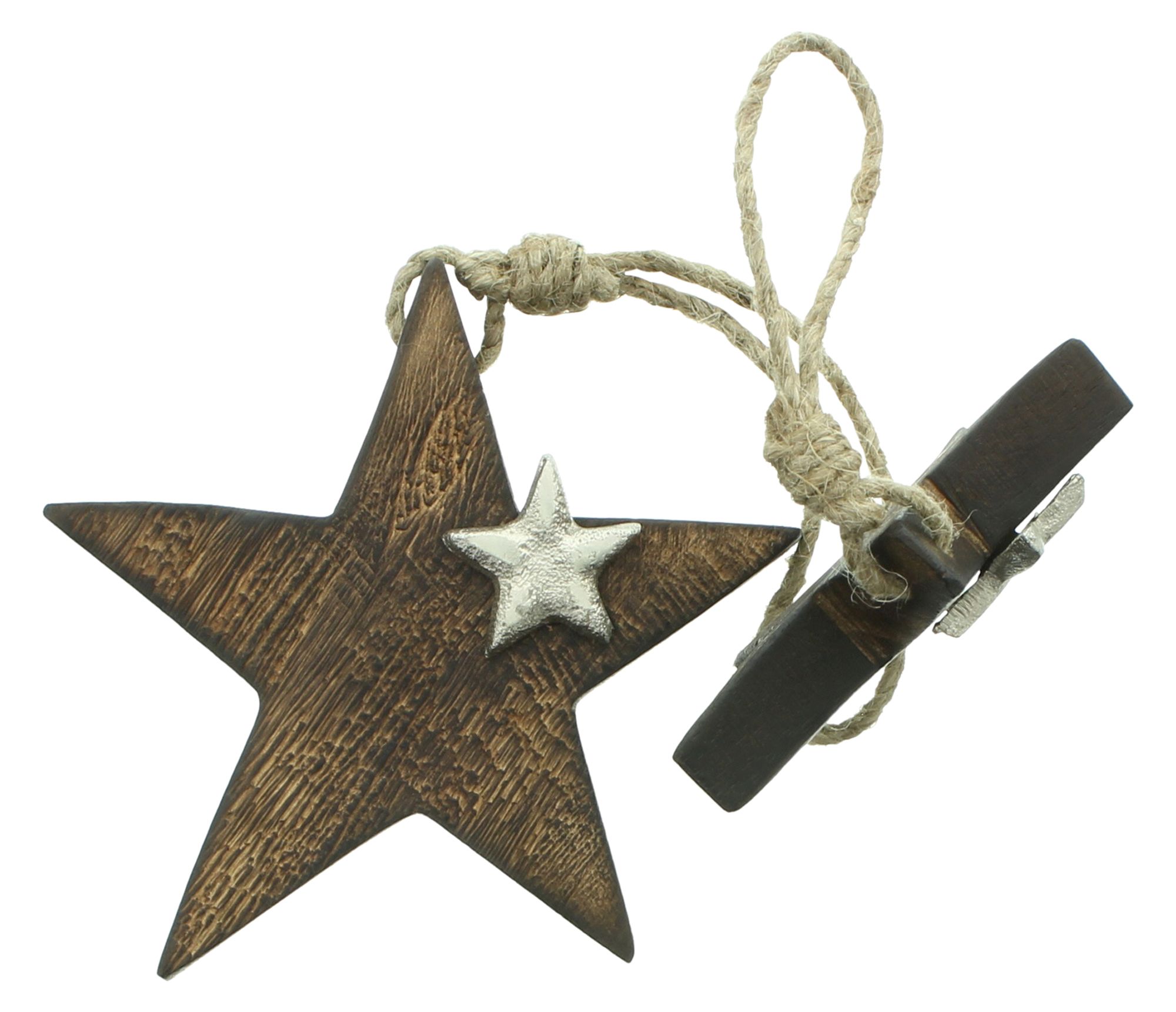 Hänger "Silberstern", 3er Set im Frank Flechtwaren Online Shop für Weihnachten kaufen Hänger "Silberstern", 3er Set im Frank Flechtwaren Online Shop für Weihnachten kaufen