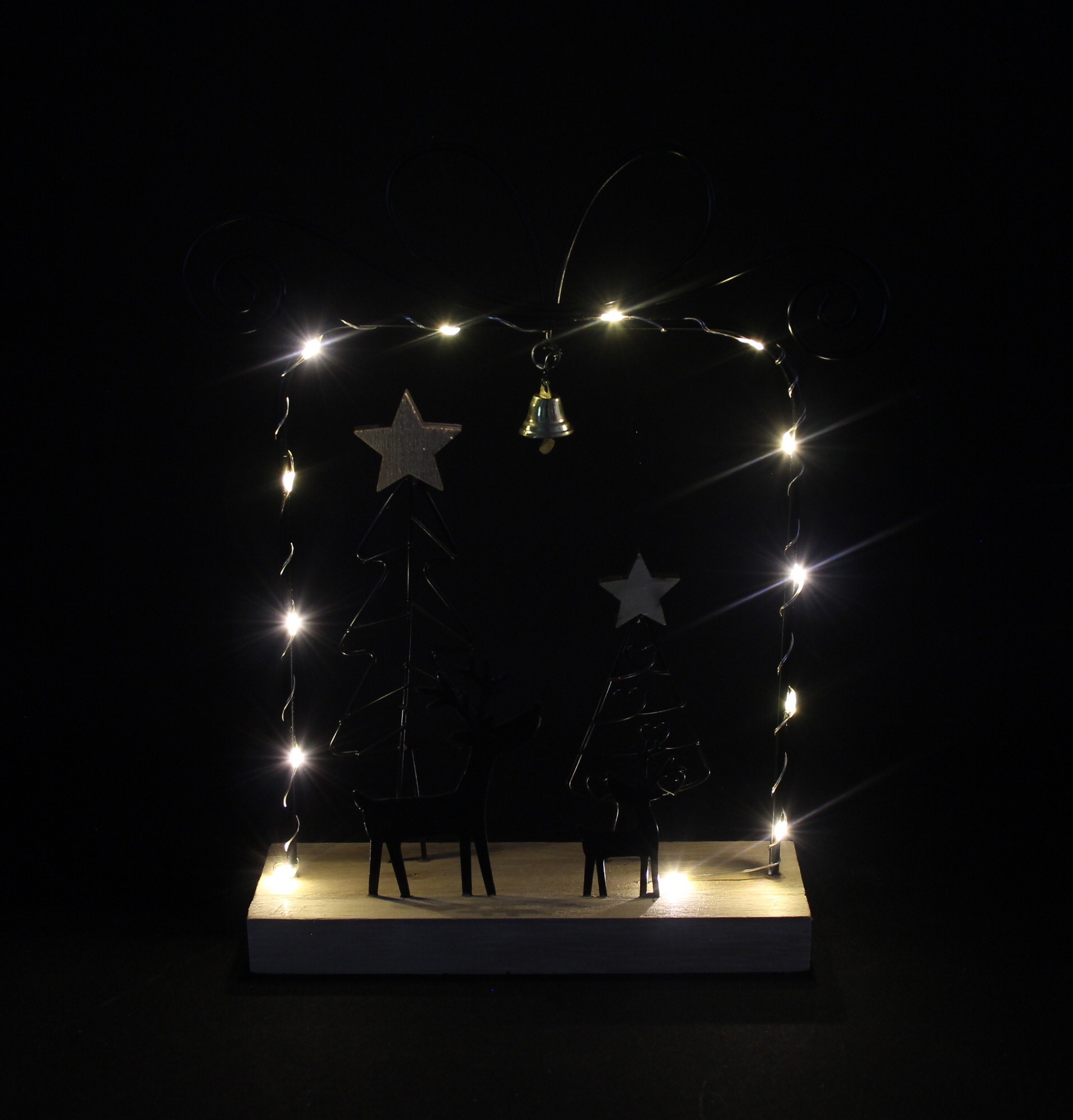 LED-Geschenk "Black"  im Frank Flechtwaren Online Shop für Weihnachten kaufen