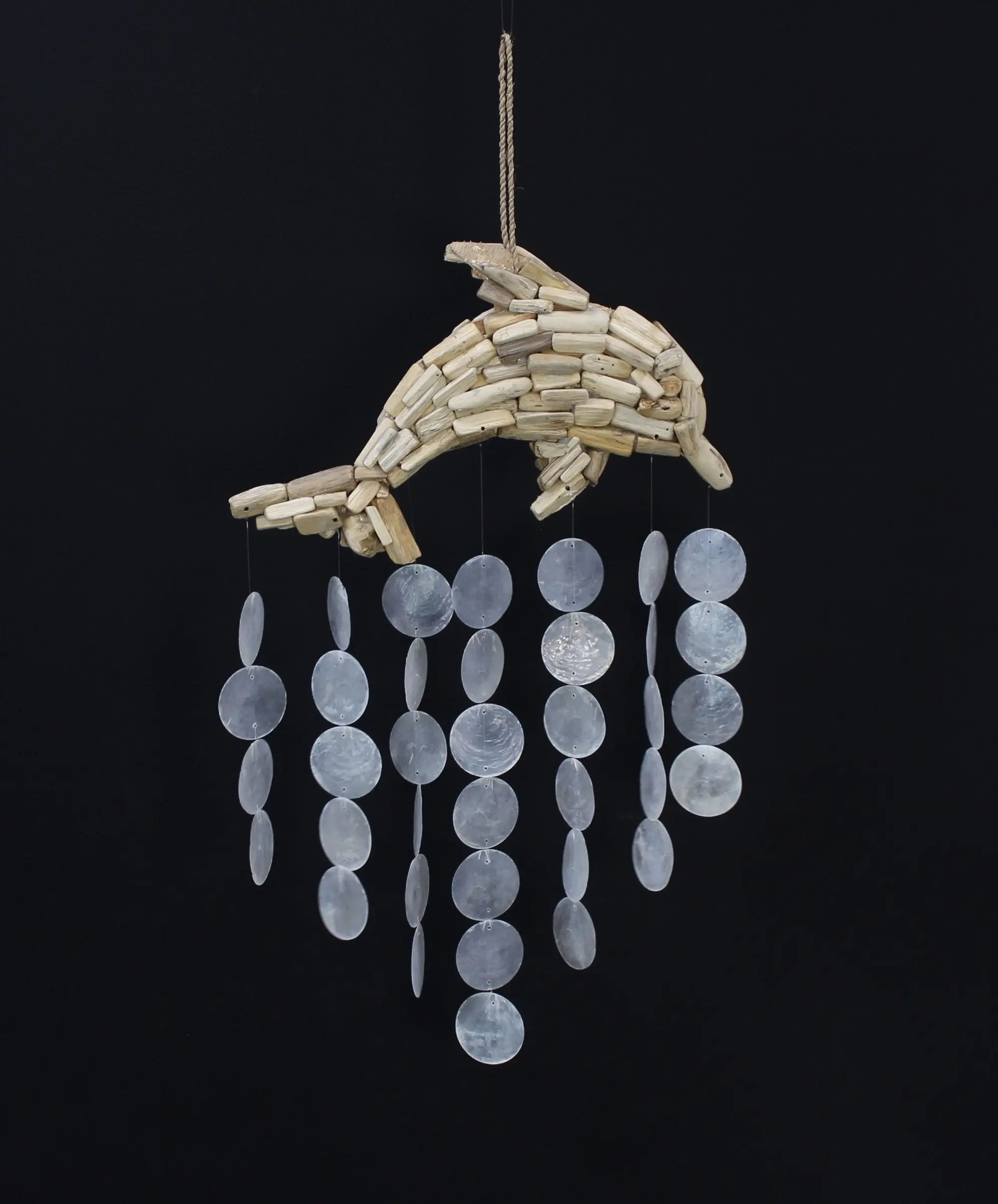 Delfinhänger "Capiz"  im Frank Flechtwaren Online Shop für Gerade eingetroffen kaufen