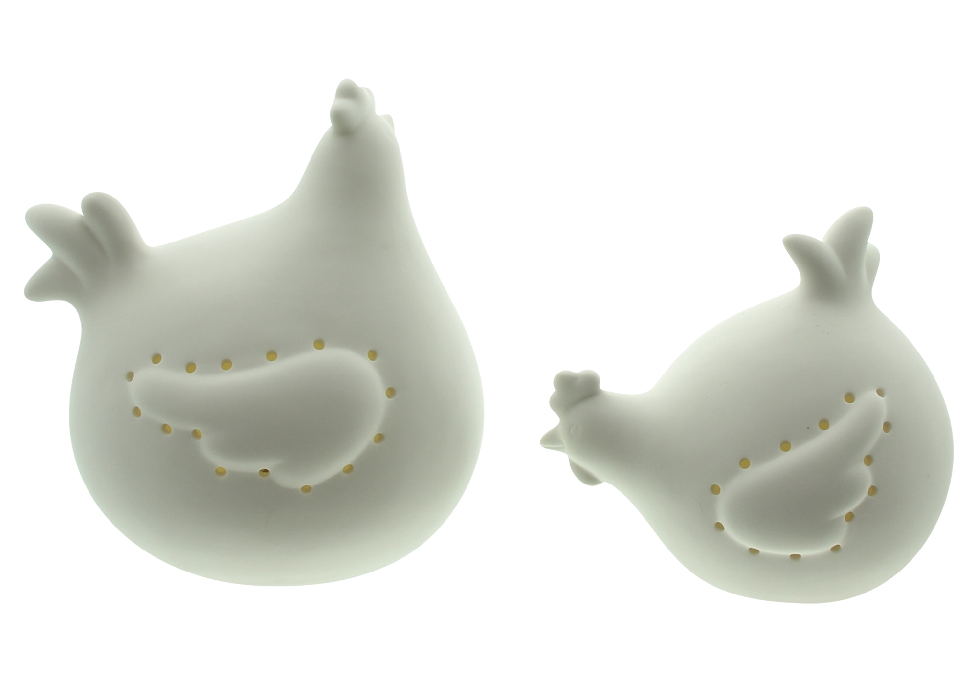 LED-Huhn "White", 2er Set im Frank Flechtwaren Online Shop für Ostern kaufen LED-Huhn "White", 2er Set im Frank Flechtwaren Online Shop für Ostern kaufen