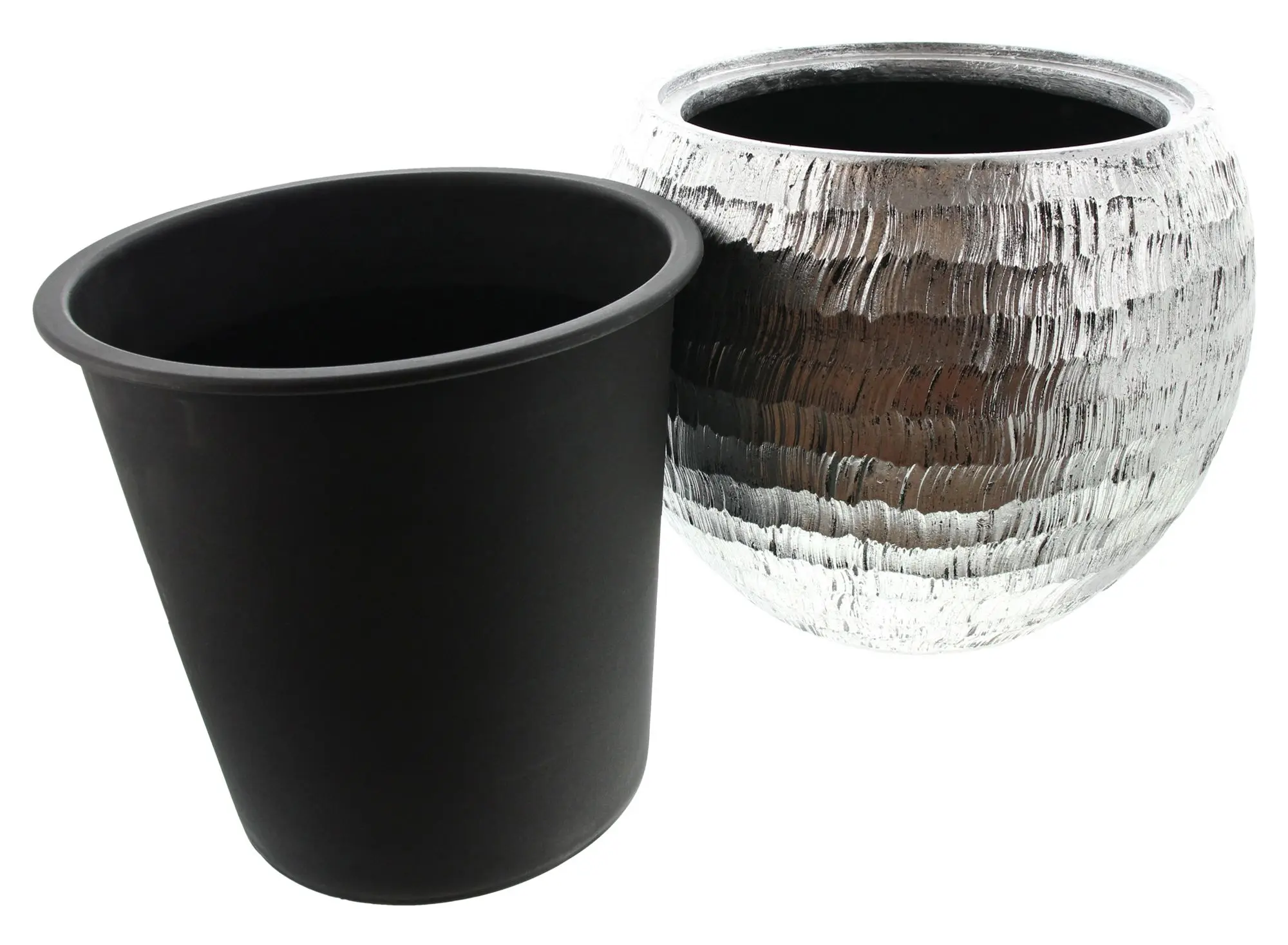 Übertopf "Silberstreif" im Frank Flechtwaren Online Shop für Ostern kaufen Übertopf "Silberstreif" im Frank Flechtwaren Online Shop für Ostern kaufen