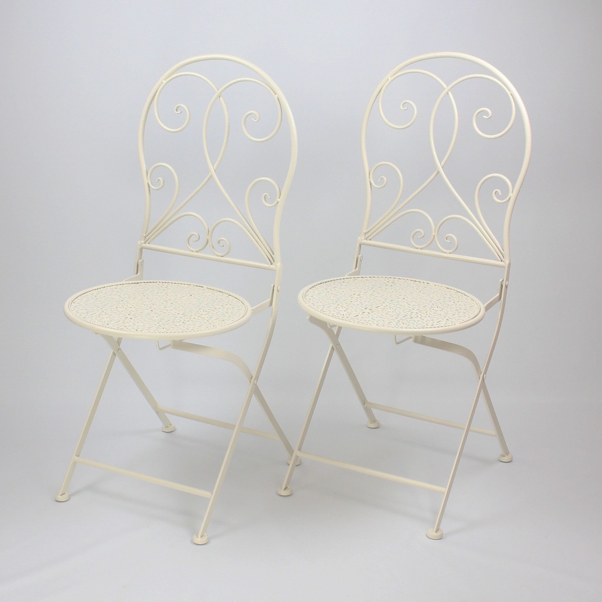 Bistro-Set "White Romance", 3tlg. im Frank Flechtwaren Online Shop für Balkonien kaufen Bistro-Set "White Romance", 3tlg. im Frank Flechtwaren Online Shop für Balkonien kaufen