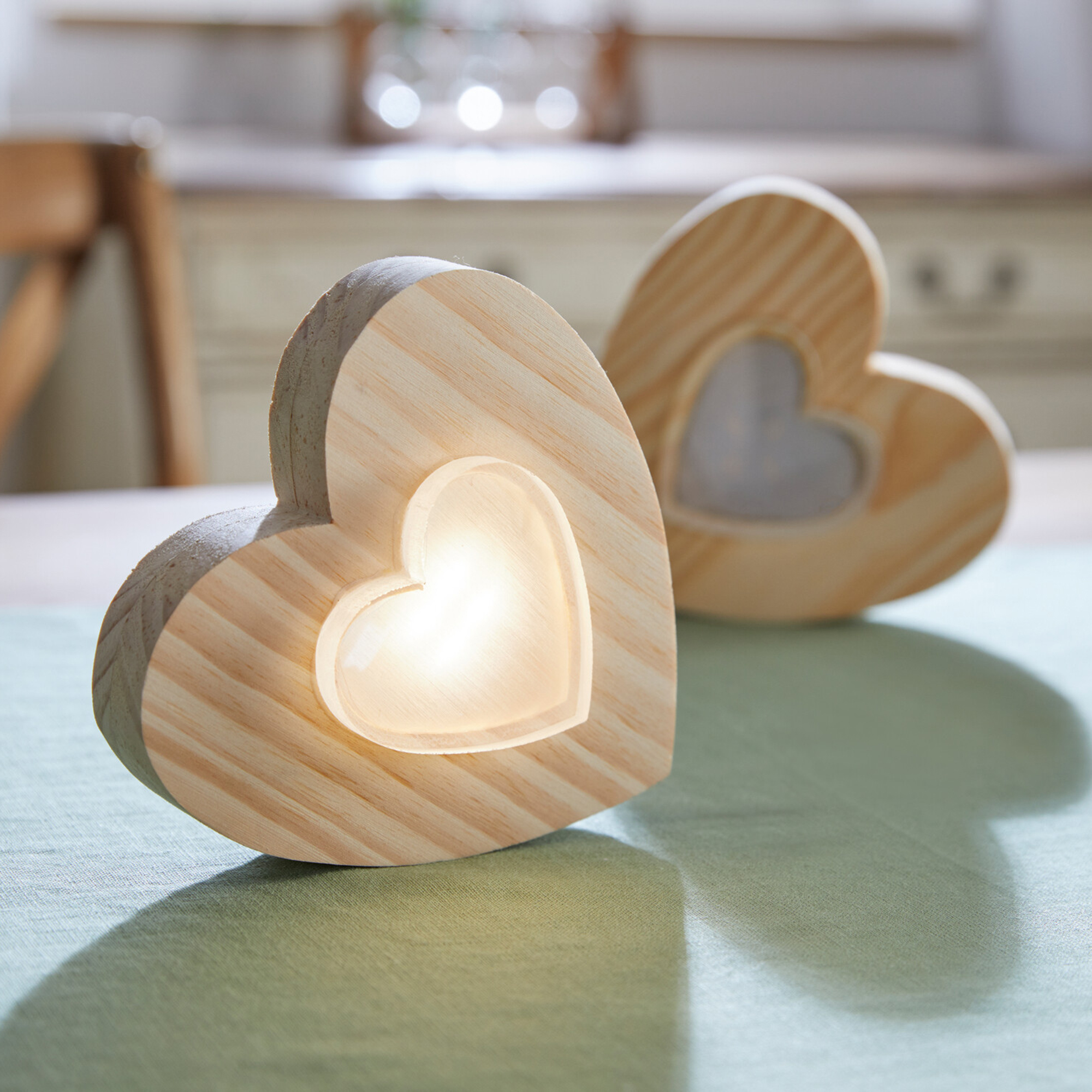 LED-Deko "Liegendes Herz"  im Frank Flechtwaren Online Shop kaufen
