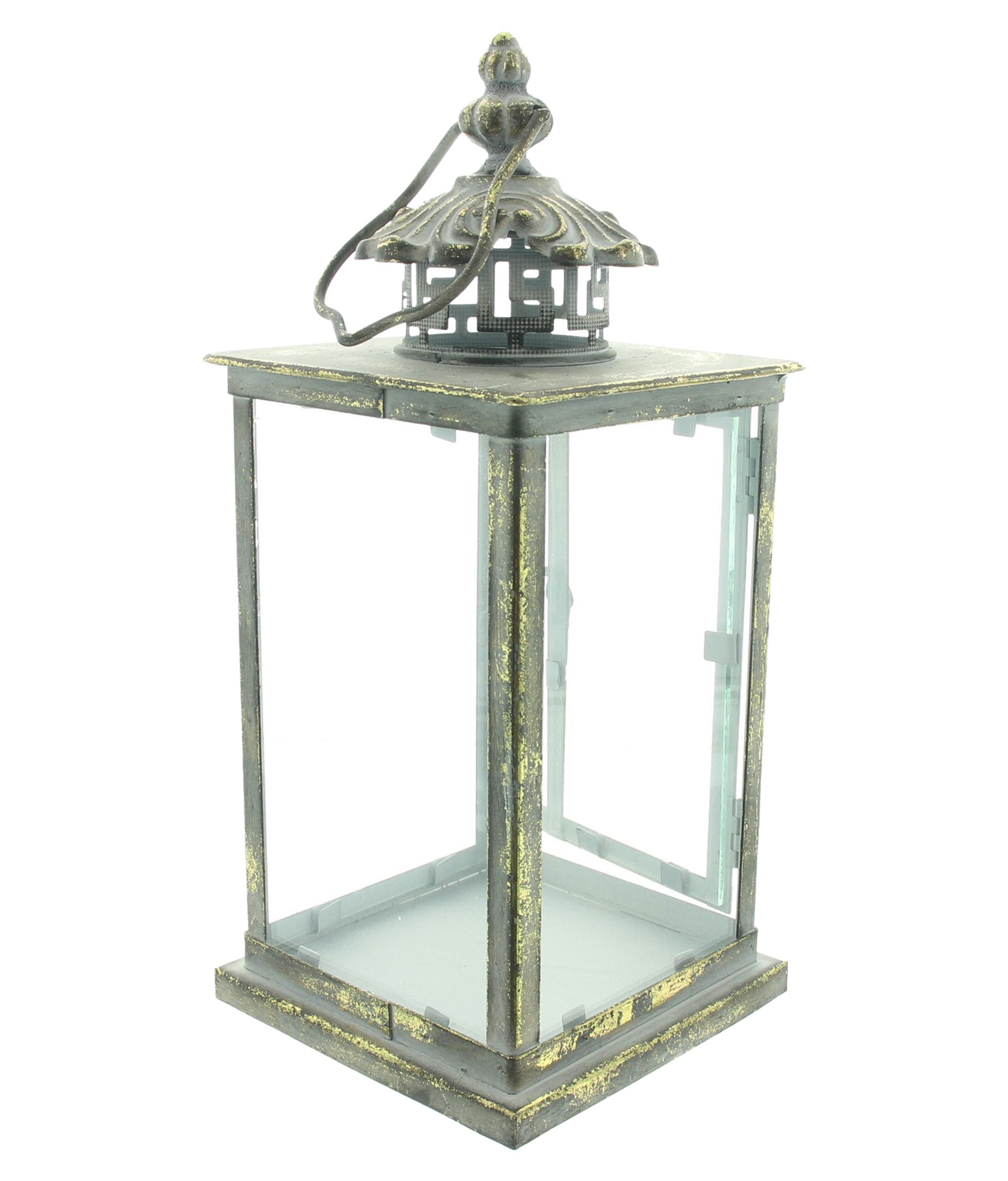 Laterne "Metallic-Shimmer"  im Frank Flechtwaren Online Shop für Laternen kaufen