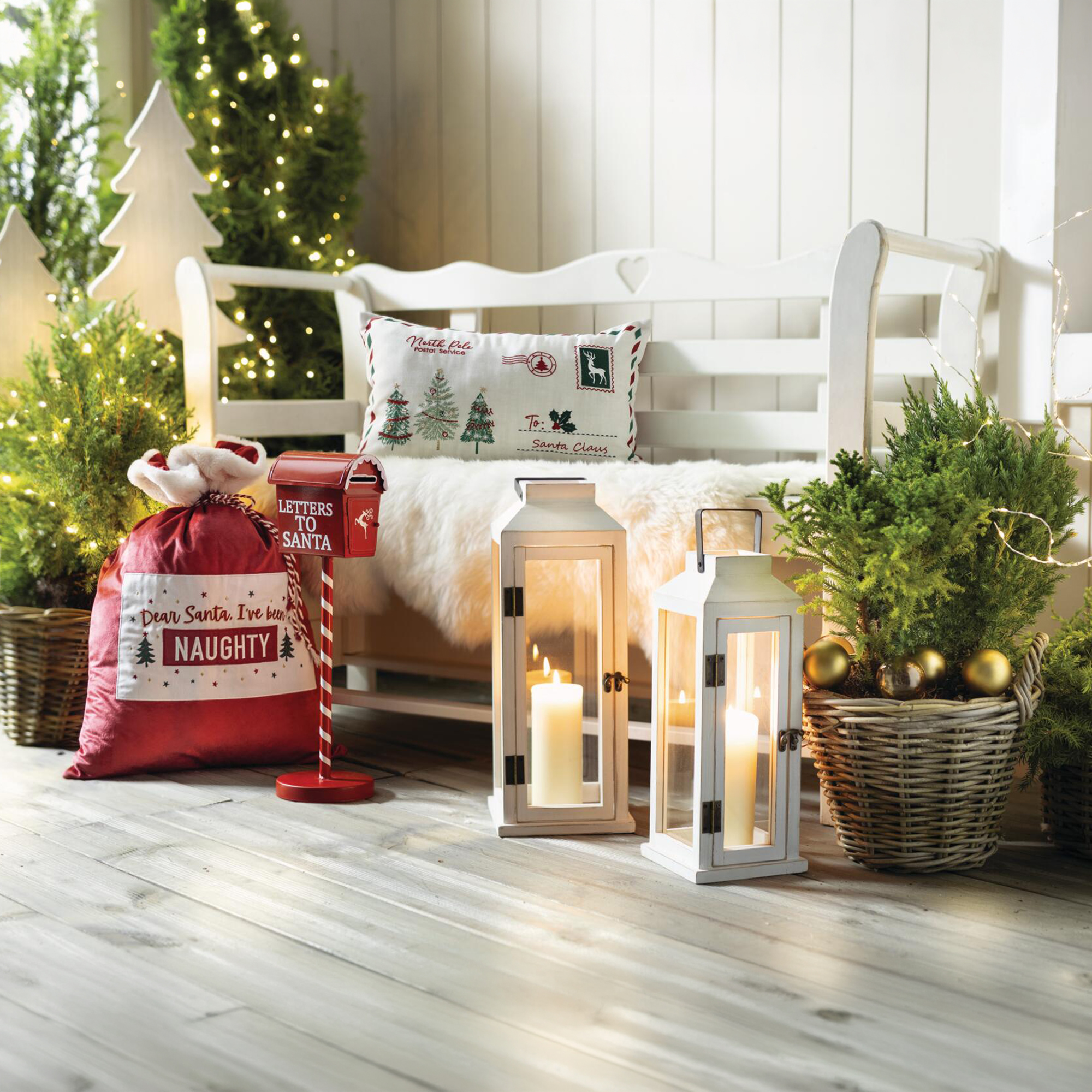 Geschenkesack "Santa"  im Frank Flechtwaren Online Shop für Geschenktaschen &amp; -säckchen kaufen