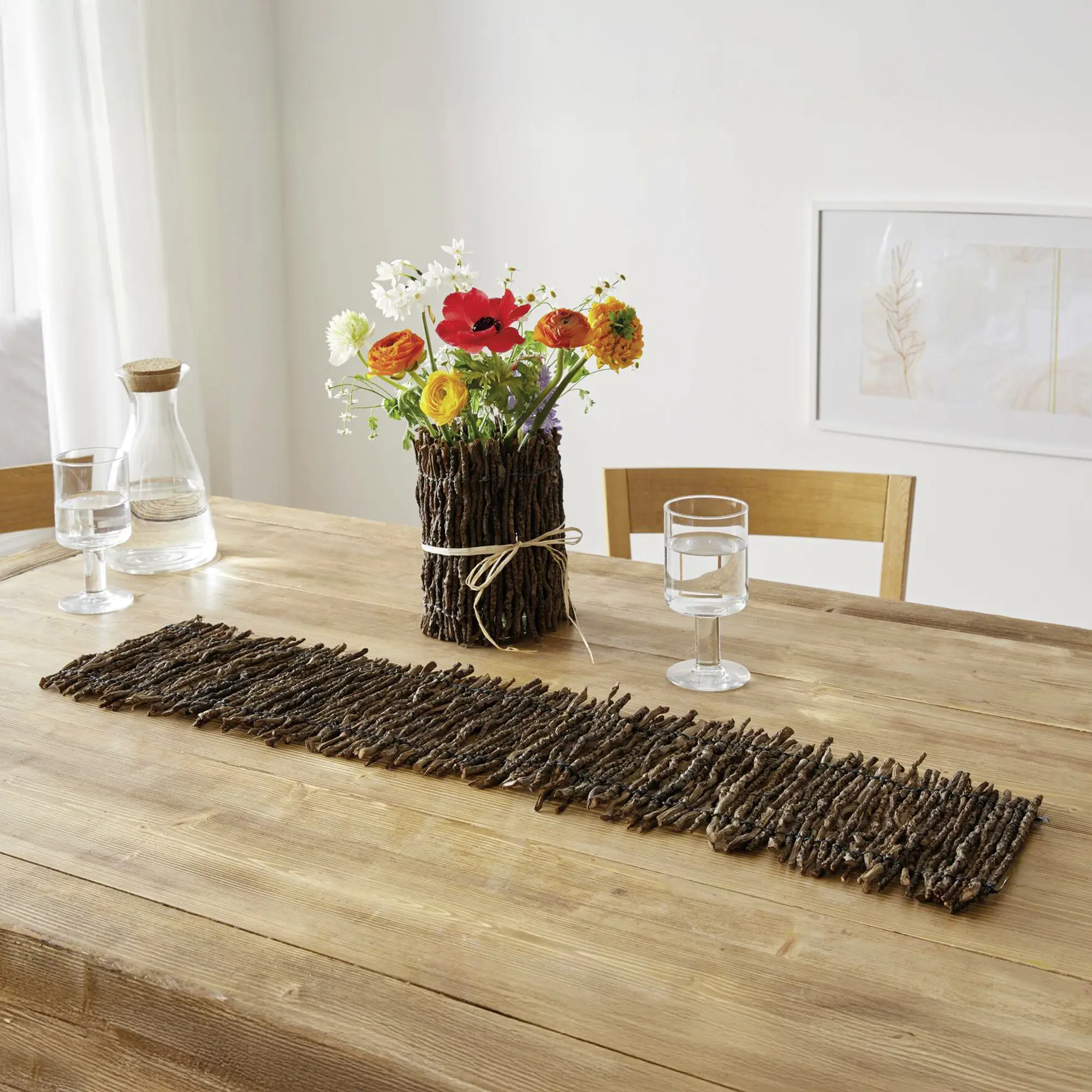 Tischläufer "Kokoszweige", 2er Set  im Frank Flechtwaren Online Shop kaufen