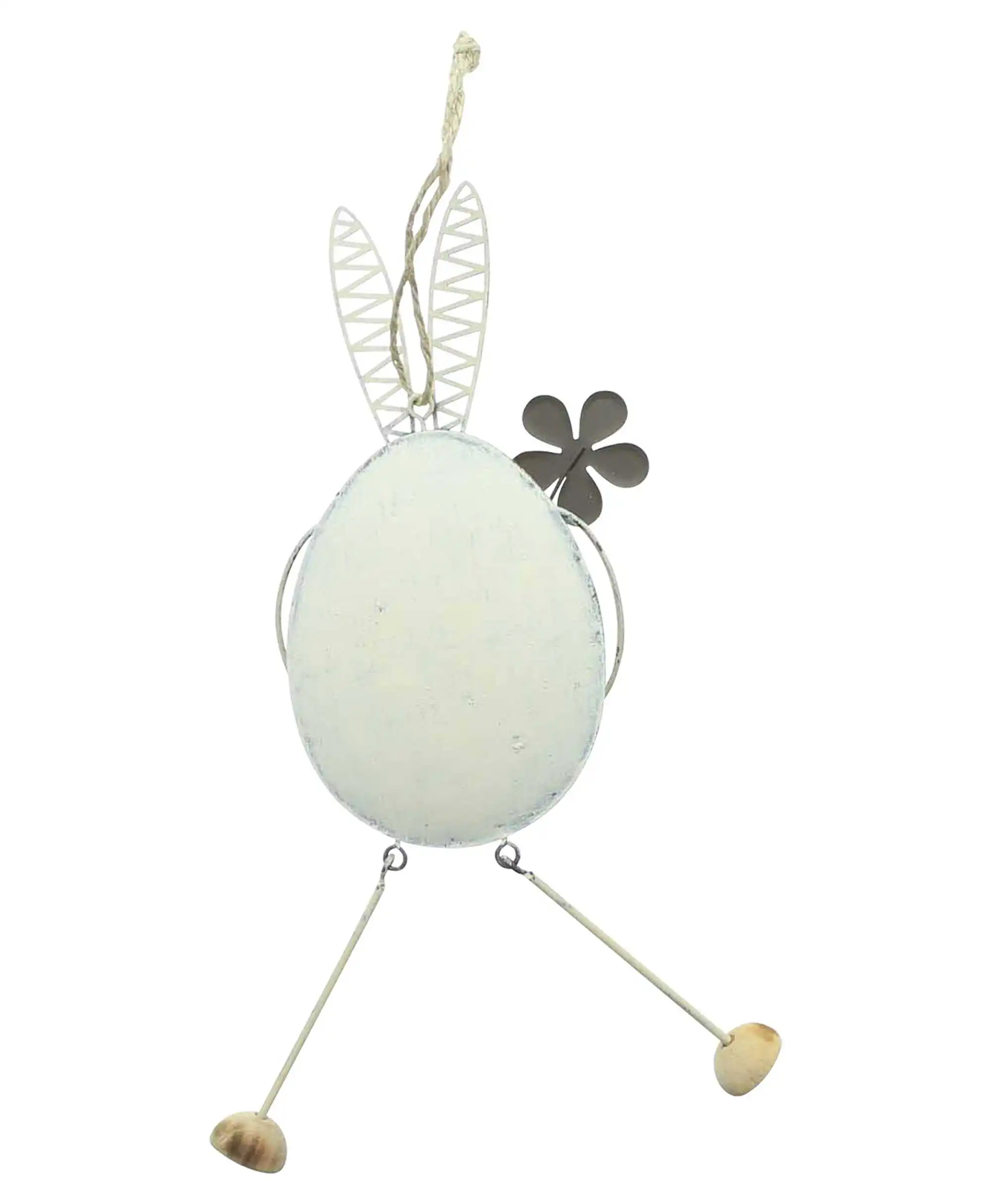 Hänger "Hase mit Blume"  im Frank Flechtwaren Online Shop für Österliche Dekohänger kaufen