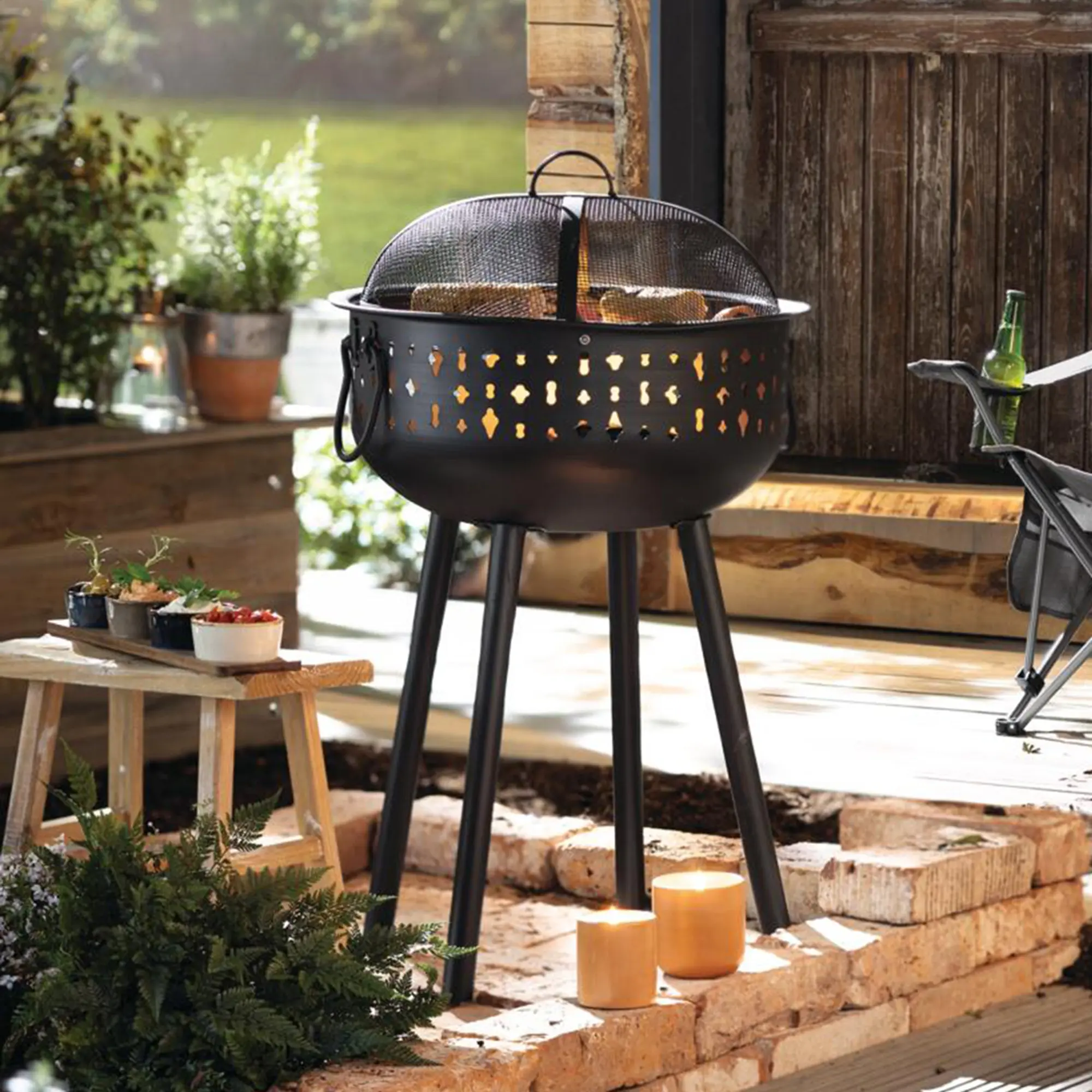 Grill "Black"  im Frank Flechtwaren Online Shop kaufen