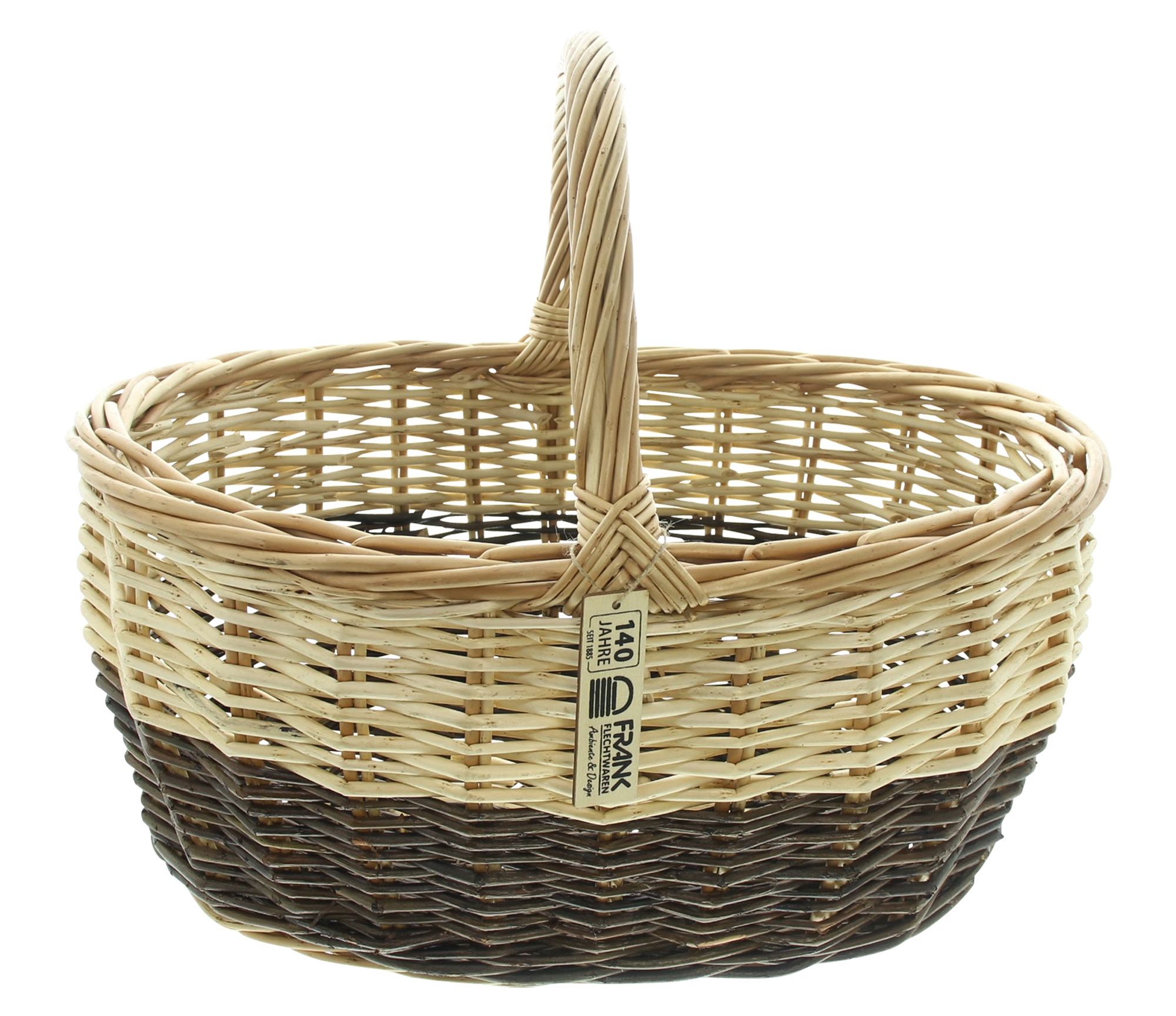 Einkaufskorb "Bicolor"  im Frank Flechtwaren Online Shop für Küche kaufen