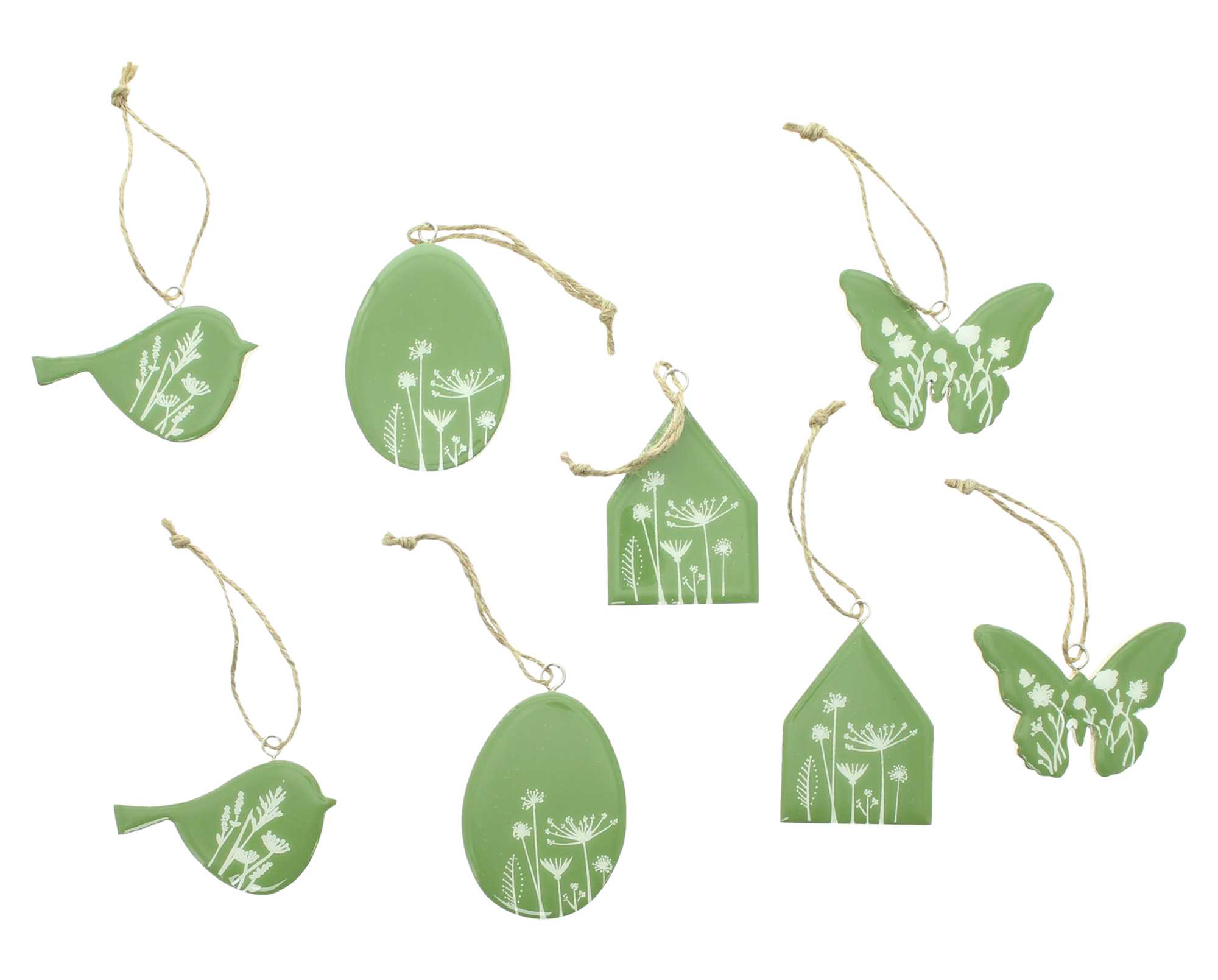 Hänger "Frühling", 8er Set im Frank Flechtwaren Online Shop für Ostern kaufen Hänger "Frühling", 8er Set im Frank Flechtwaren Online Shop für Ostern kaufen