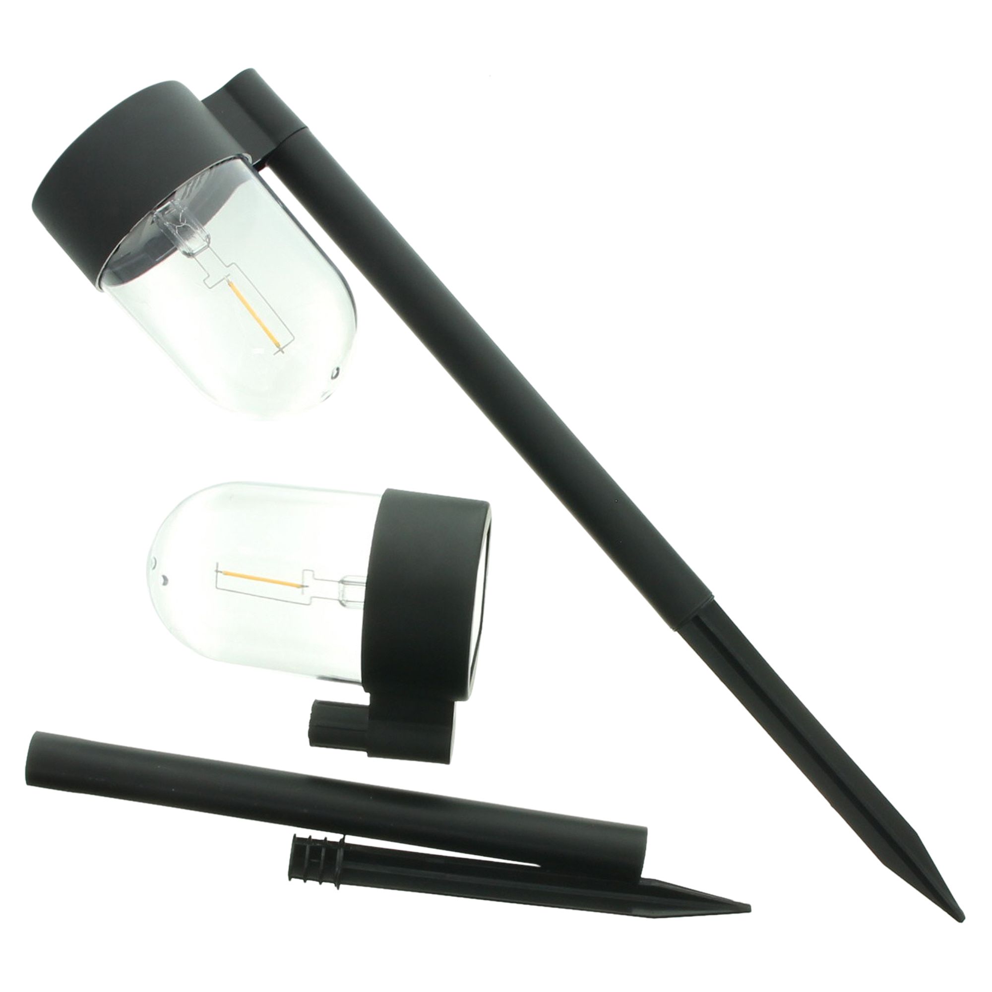 LED-Solarstecker "Wegleuchte", 2er Set  im Frank Flechtwaren Online Shop für Gerade eingetroffen kaufen