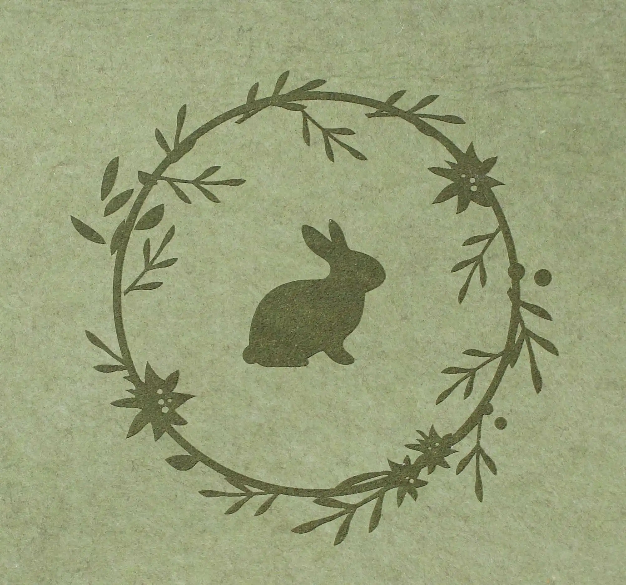 Tischläufer "Osterkranz"  im Frank Flechtwaren Online Shop für Österliche Tischwäsche kaufen