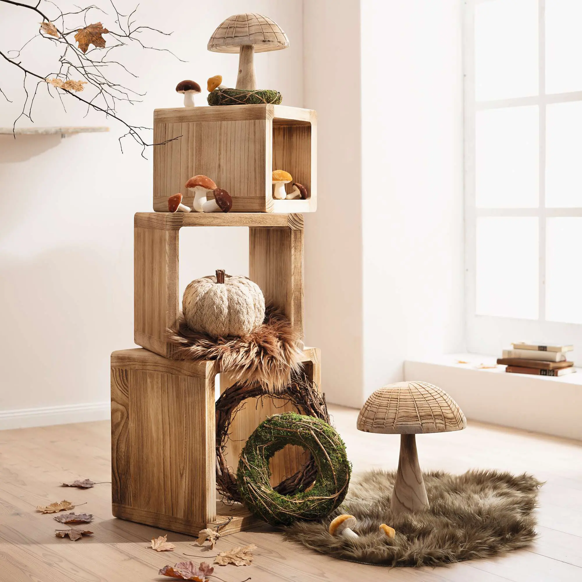 Holzdeko "Mushroom" im Frank Flechtwaren Online Shop für Dekofiguren kaufen Holzdeko "Mushroom" im Frank Flechtwaren Online Shop für Dekofiguren kaufen