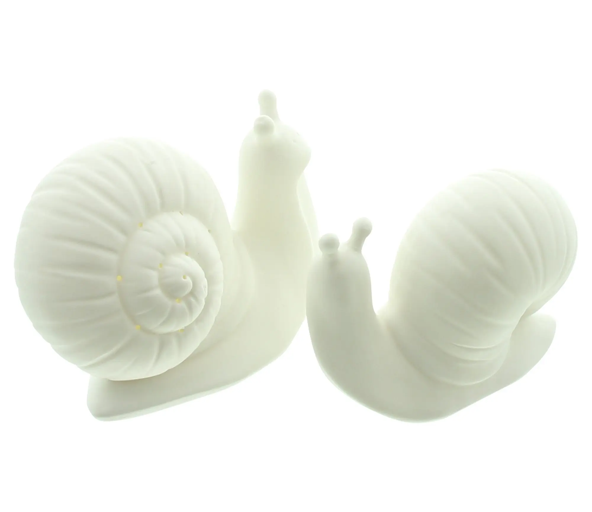 LED-Schnecke "White", 2er Set  im Frank Flechtwaren Online Shop für Dekofiguren kaufen