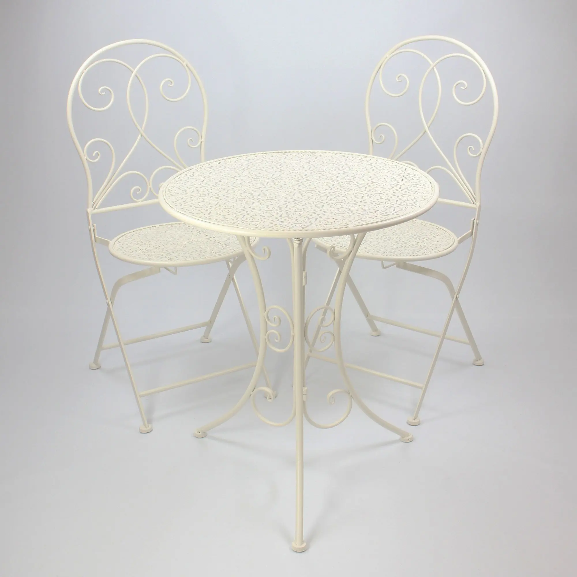 Bistro-Set "White Romance", 3tlg.  im Frank Flechtwaren Online Shop für Balkonien kaufen