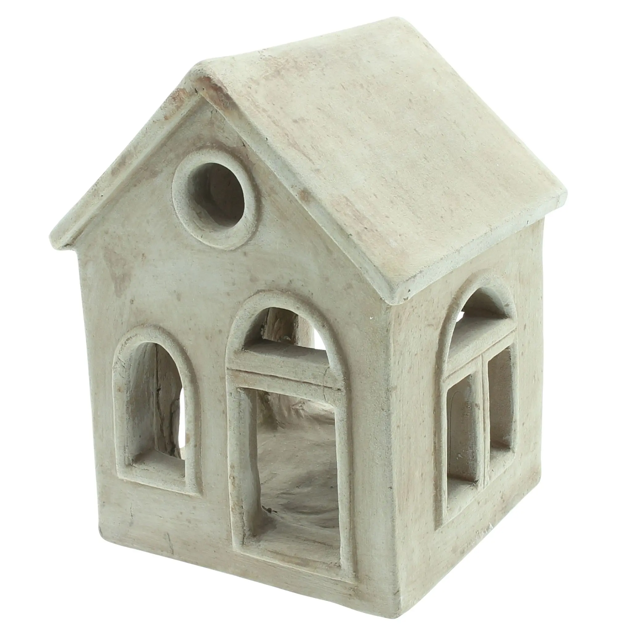 Terracotta-Haus "Lichterzauber"  im Frank Flechtwaren Online Shop für Ostern kaufen
