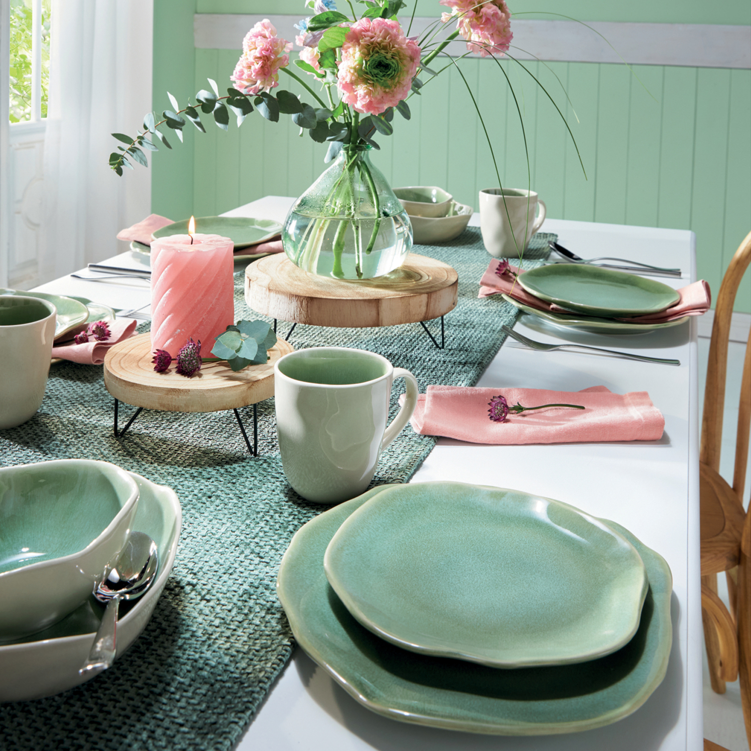 Tasse "Organic", 2er Set  im Frank Flechtwaren Online Shop für Küche kaufen