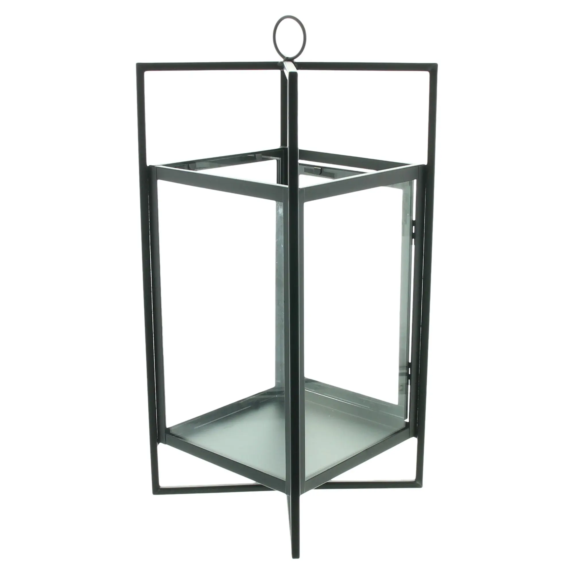 Laterne "Industrial Black"  im Frank Flechtwaren Online Shop für Magie des Sommers kaufen