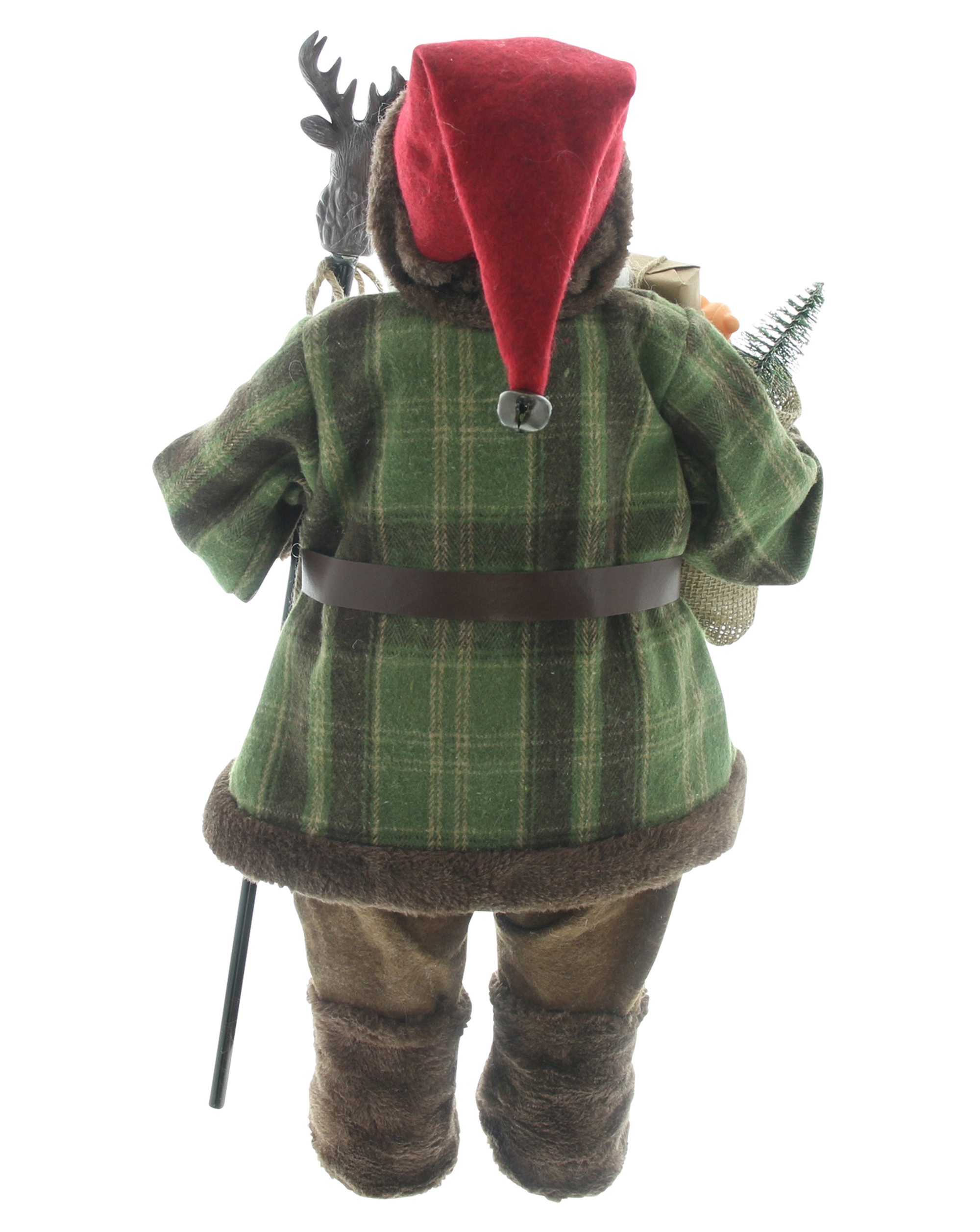 Figur "Santa mit Stab"  im Frank Flechtwaren Online Shop für Weihnachtsmänner kaufen