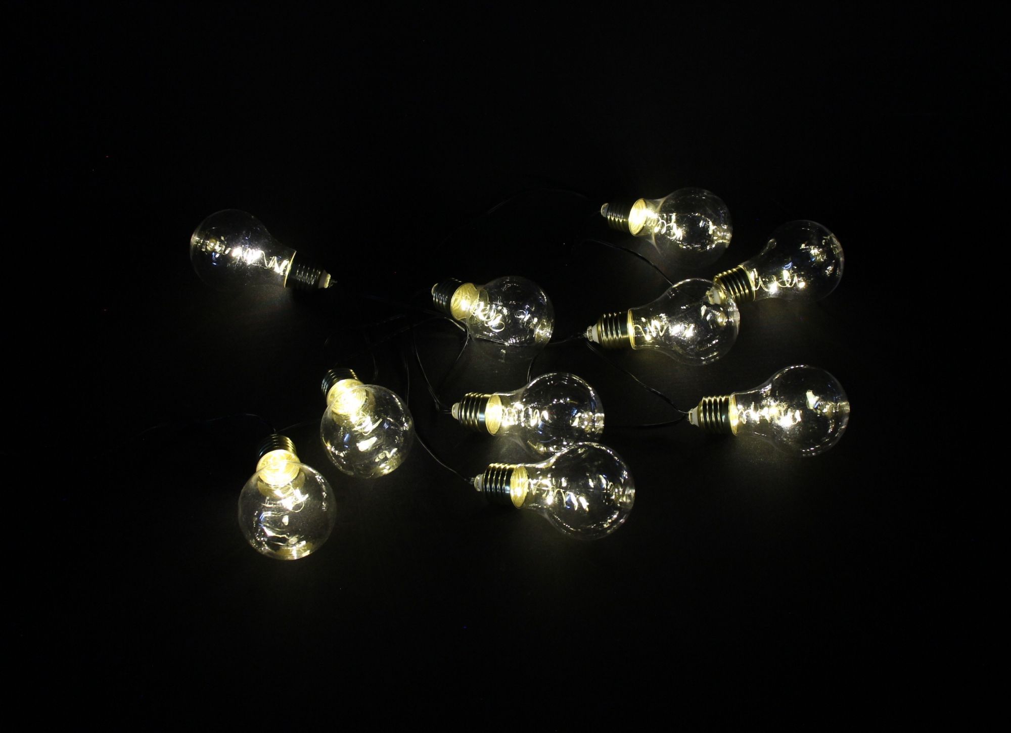 LED-Lichterkette "Glühbirne"  im Frank Flechtwaren Online Shop für Gerade eingetroffen kaufen