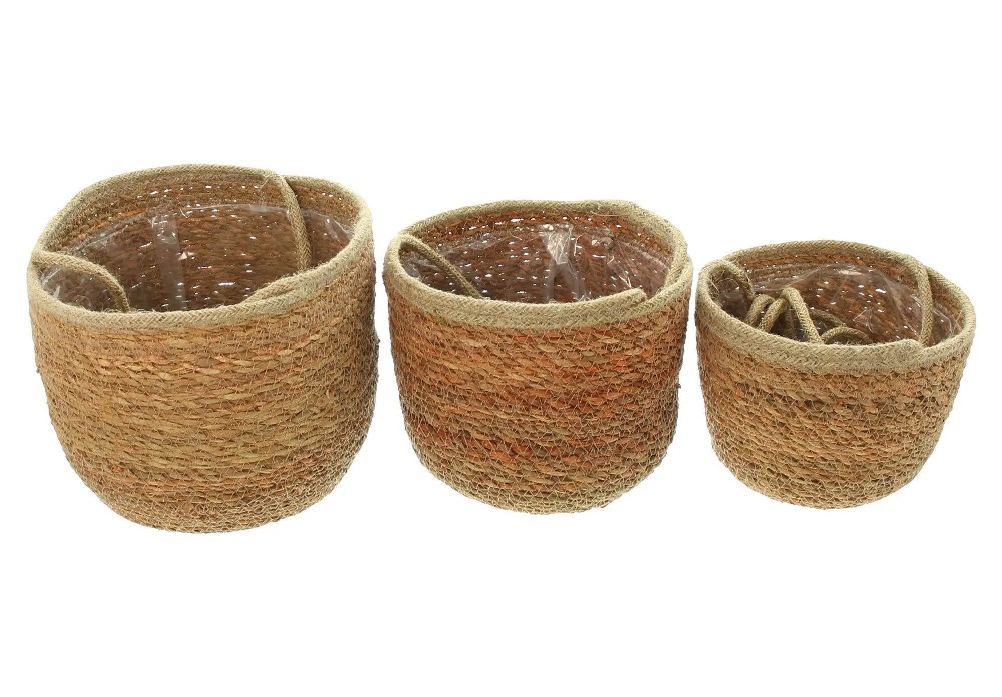 Pflanzampel "Terra", 3er Set  im Frank Flechtwaren Online Shop für Pflanztöpfe kaufen