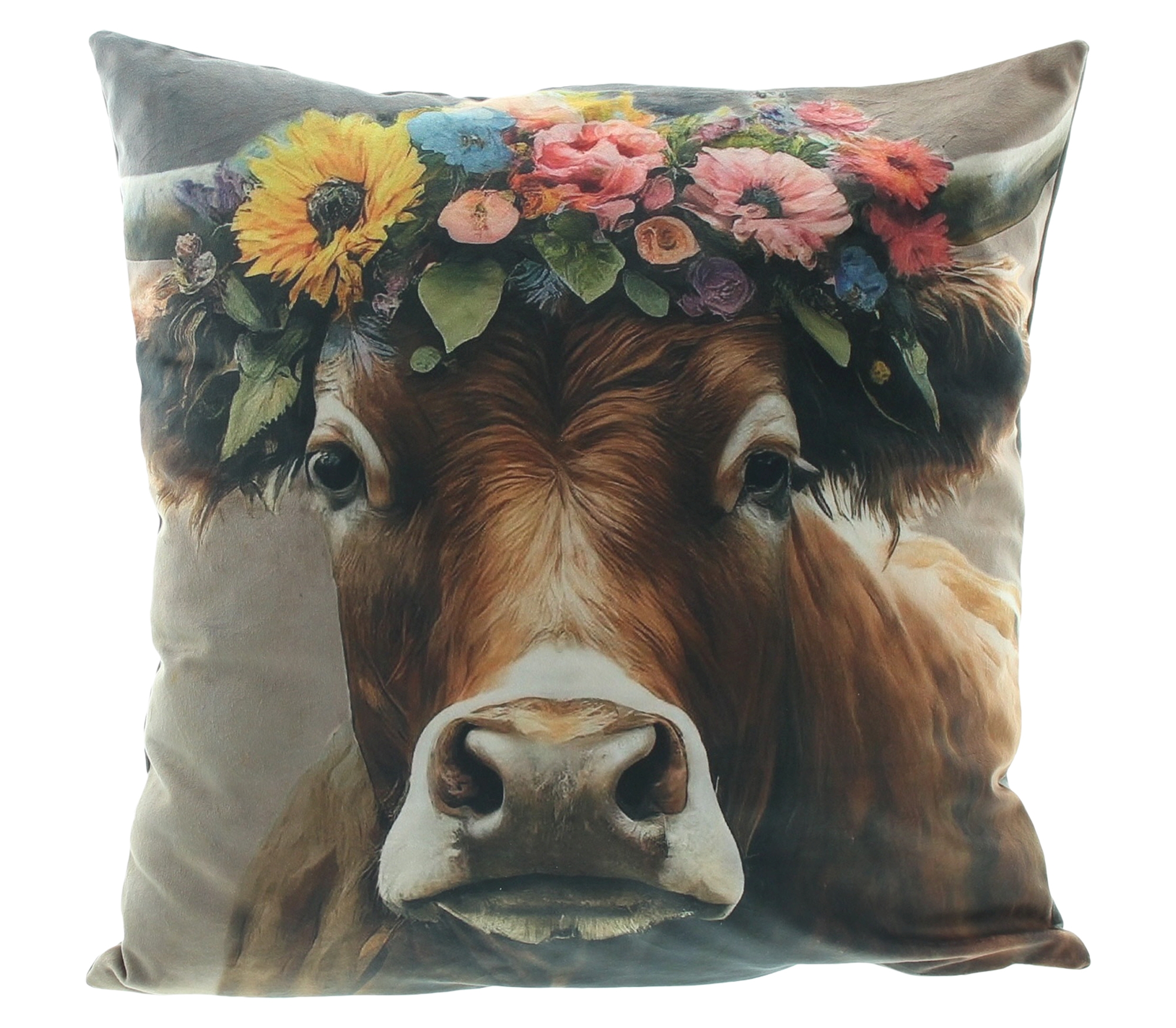 Kissenhülle "Kuh mit Blumenkranz" im Frank Flechtwaren Online Shop für Gerade eingetroffen kaufen Kissenhülle "Kuh mit Blumenkranz" im Frank Flechtwaren Online Shop für Gerade eingetroffen kaufen
