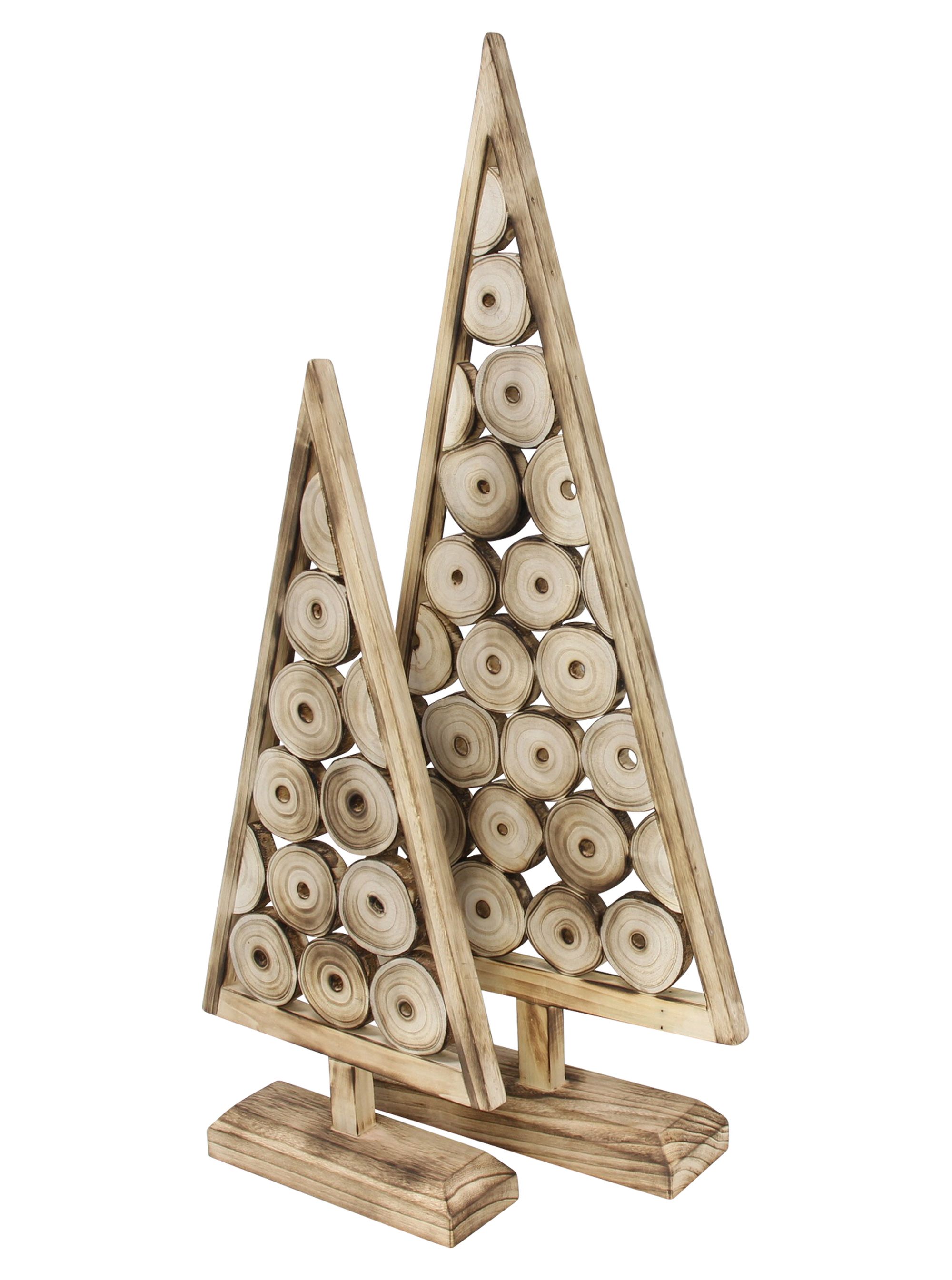Holzdeko "Tannenbaum", 2er Set im Frank Flechtwaren Online Shop für Weihnachten kaufen Holzdeko "Tannenbaum", 2er Set im Frank Flechtwaren Online Shop für Weihnachten kaufen