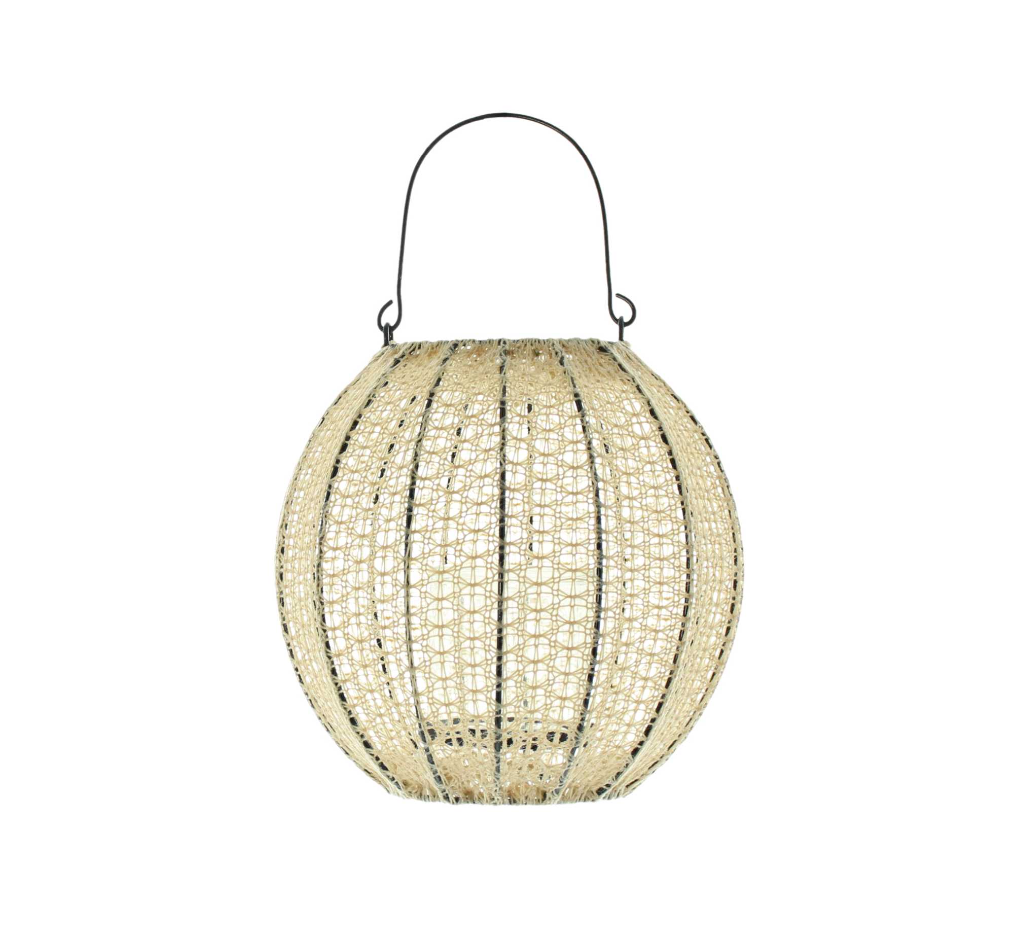 Laterne "Webart", beige  im Frank Flechtwaren Online Shop kaufen