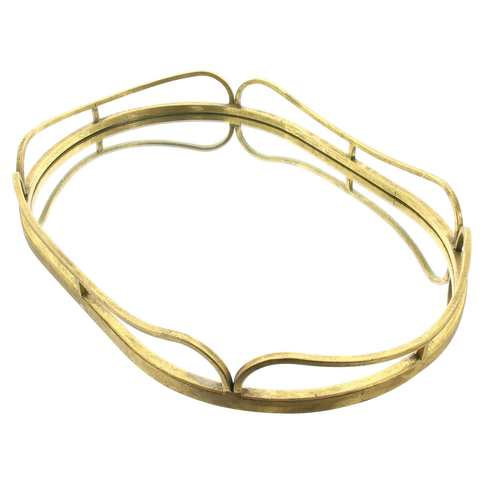 Spiegeltablett "Gold"  im Frank Flechtwaren Online Shop für  kaufen