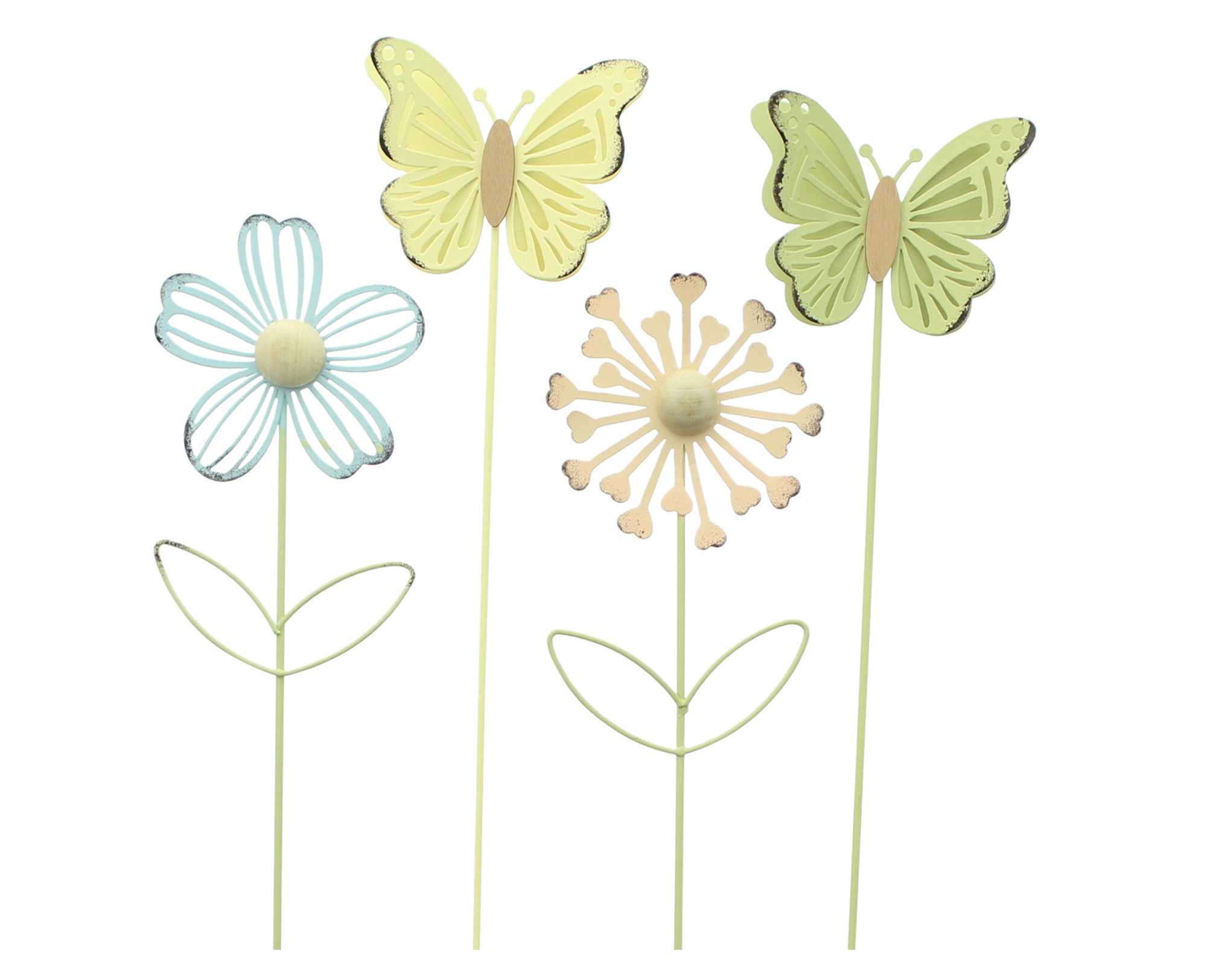 Stecker "Blume & Schmetterling", 4er Set im Frank Flechtwaren Online Shop für Ostern kaufen Stecker "Blume & Schmetterling", 4er Set im Frank Flechtwaren Online Shop für Ostern kaufen
