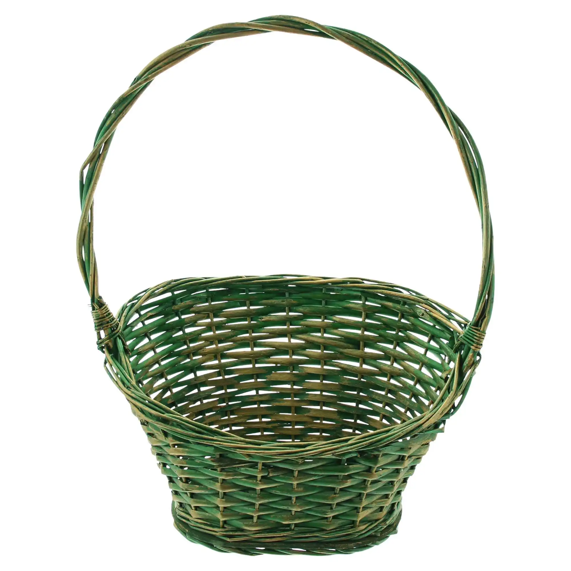 Präsentkorb "Grün/Gold"  im Frank Flechtwaren Online Shop für Präsentkörbe kaufen