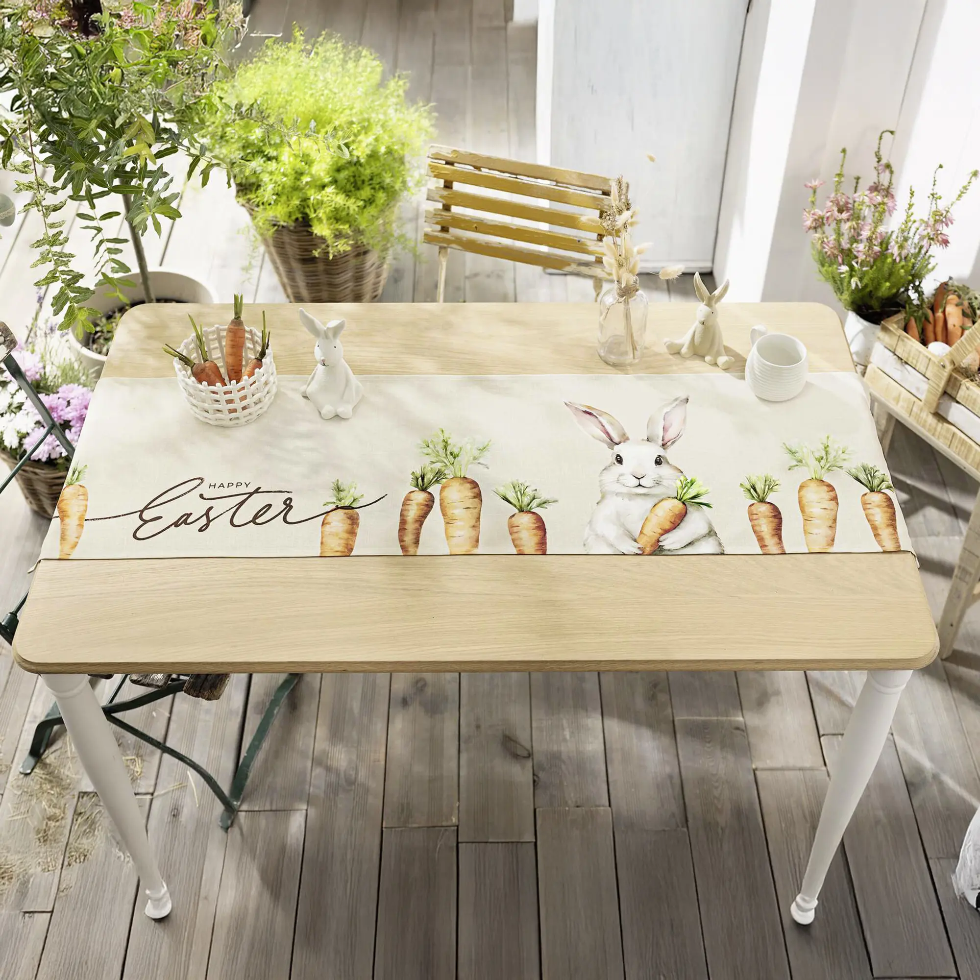 Tischläufer "Happy Easter"  im Frank Flechtwaren Online Shop kaufen