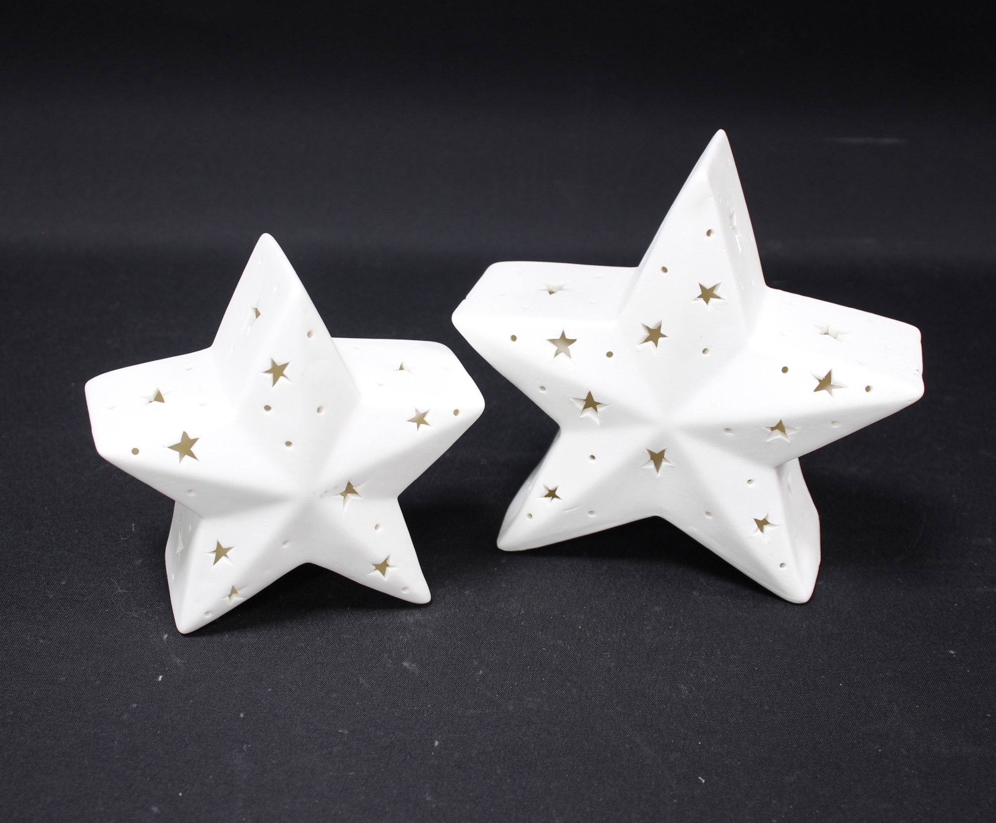 LED-Stern "White", 2er Set  im Frank Flechtwaren Online Shop kaufen