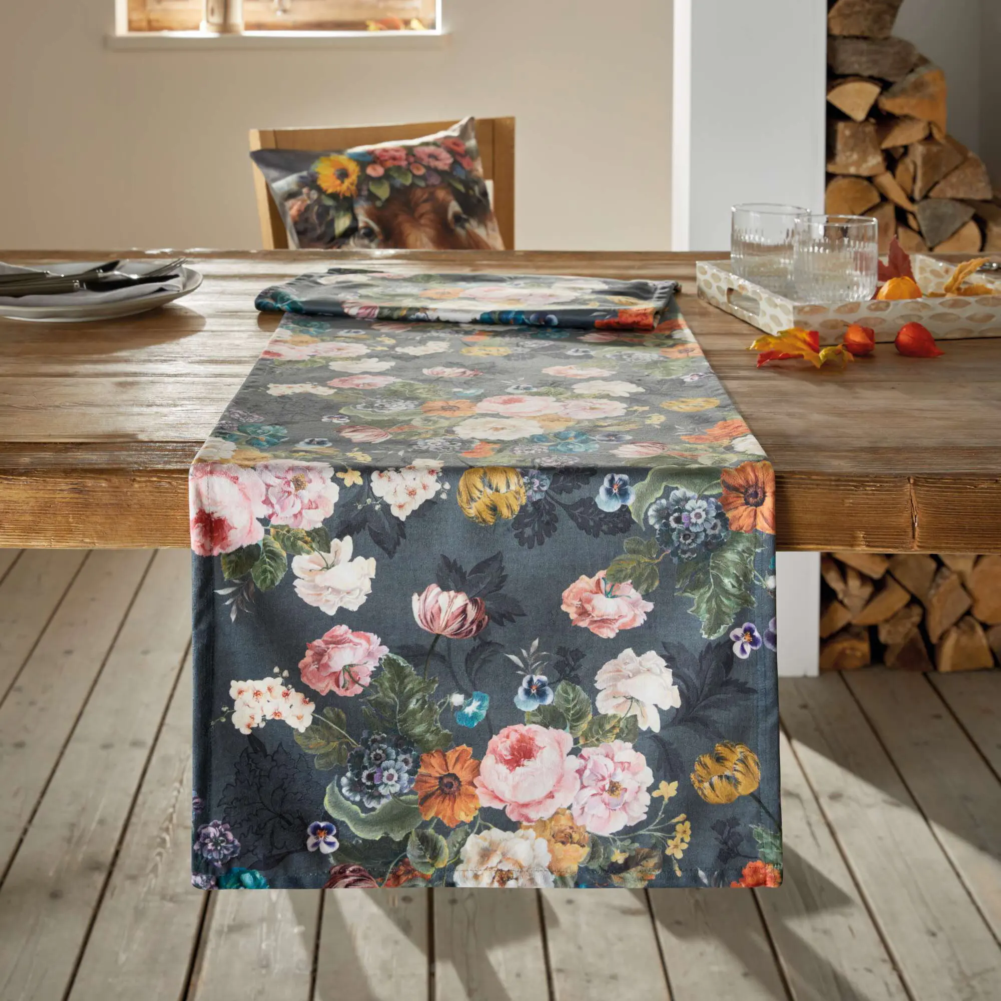 Tischläufer "Edelbouquet"  im Frank Flechtwaren Online Shop kaufen