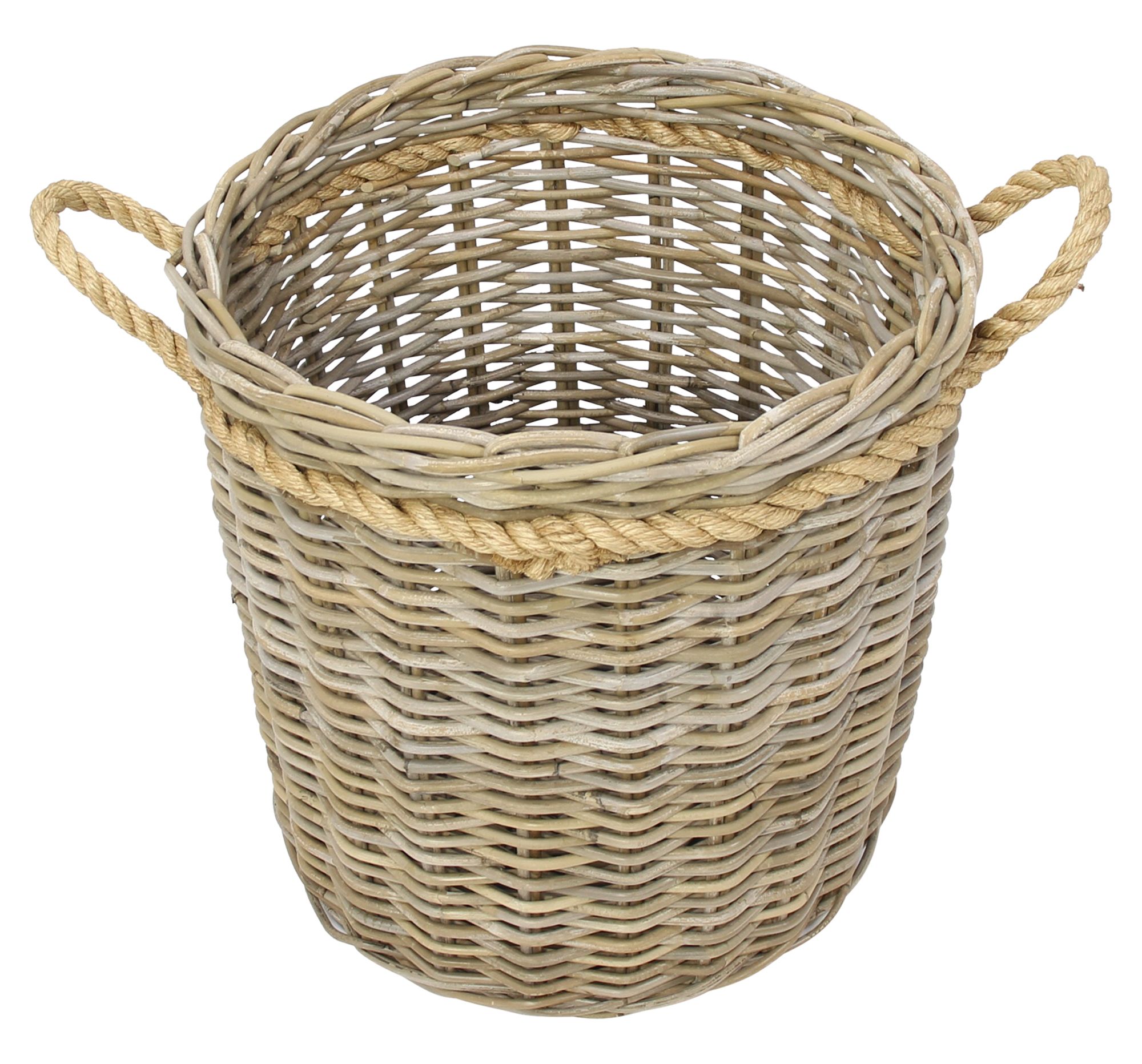 Rattankorb "Koboo-Grey" im Frank Flechtwaren Online Shop für Herbst kaufen Rattankorb "Koboo-Grey" im Frank Flechtwaren Online Shop für Herbst kaufen