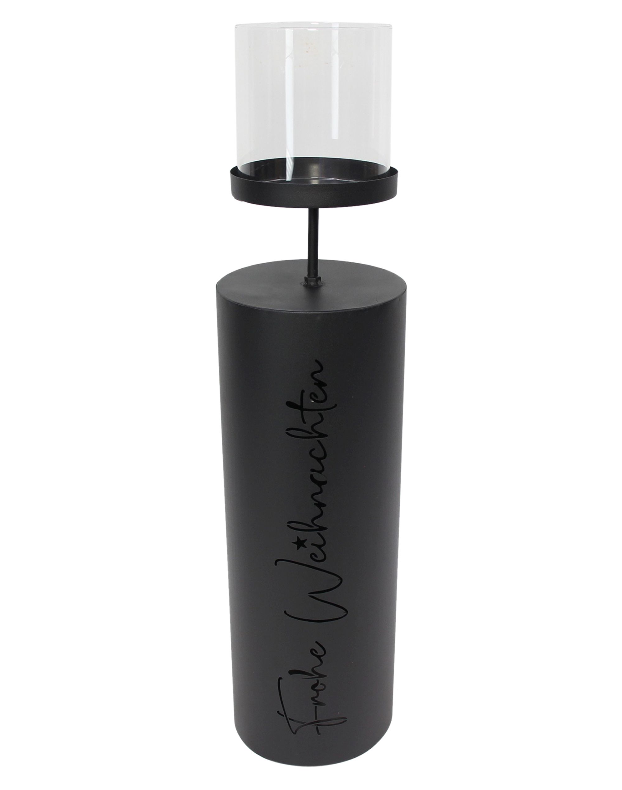 Windlichtsäule "Frohe Weihnachten"  im Frank Flechtwaren Online Shop kaufen
