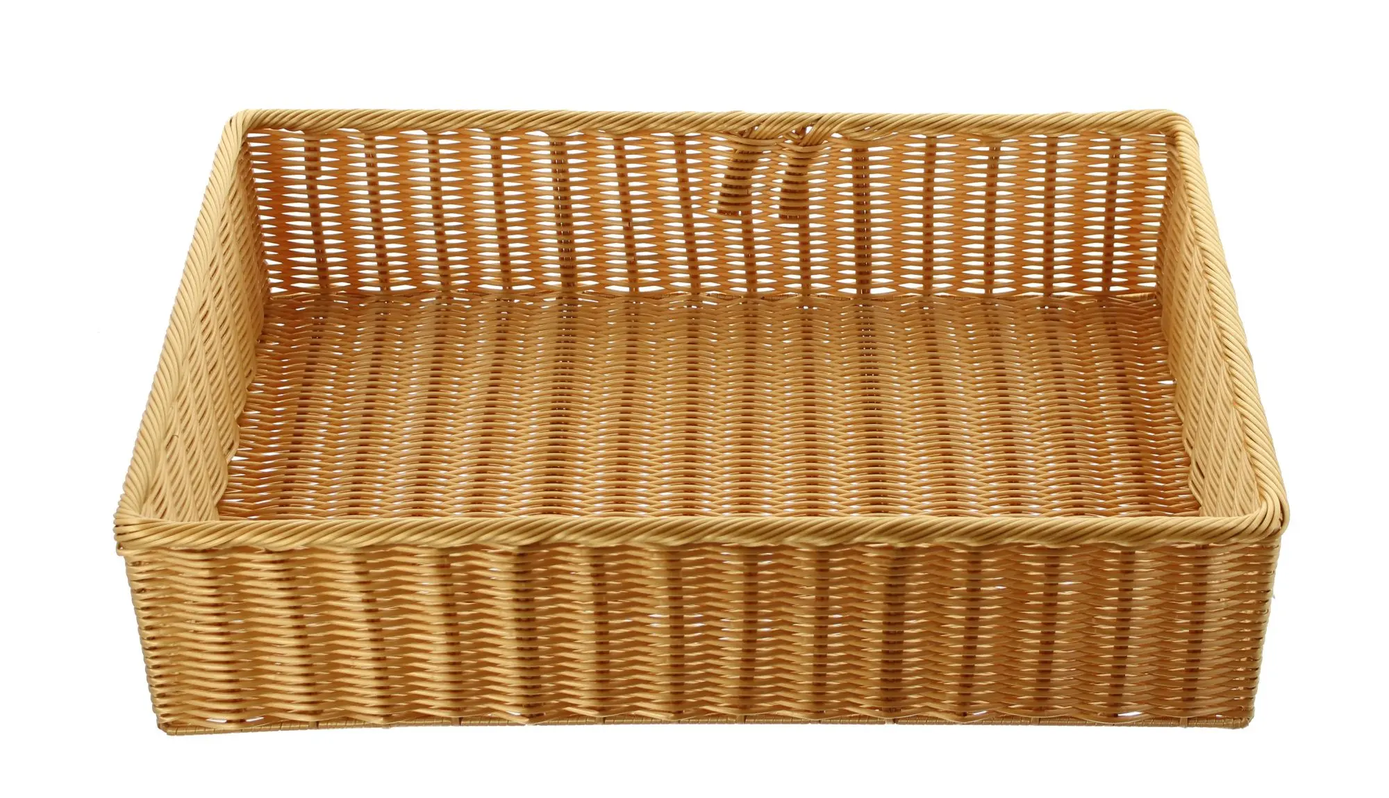 Auslagekorb "Poly", 60 x 40 x 15 cm im Frank Flechtwaren Online Shop für Ladendeko kaufen Auslagekorb "Poly", 60 x 40 x 15 cm im Frank Flechtwaren Online Shop für Ladendeko kaufen